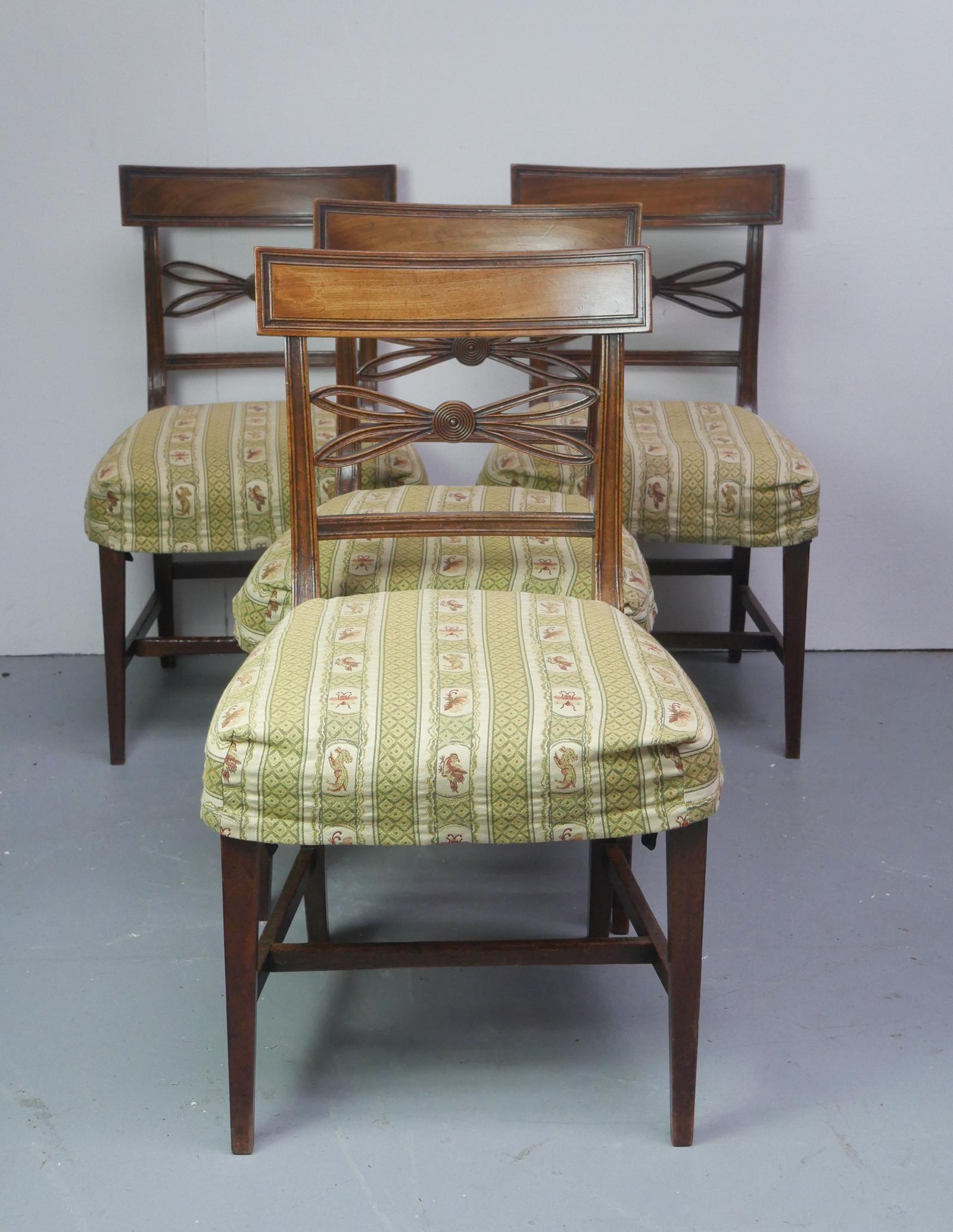 Set 4 Scottish Georgian Chairs (1 of 8) Set 4 Scottish Georgian Chairs (1 of 8)