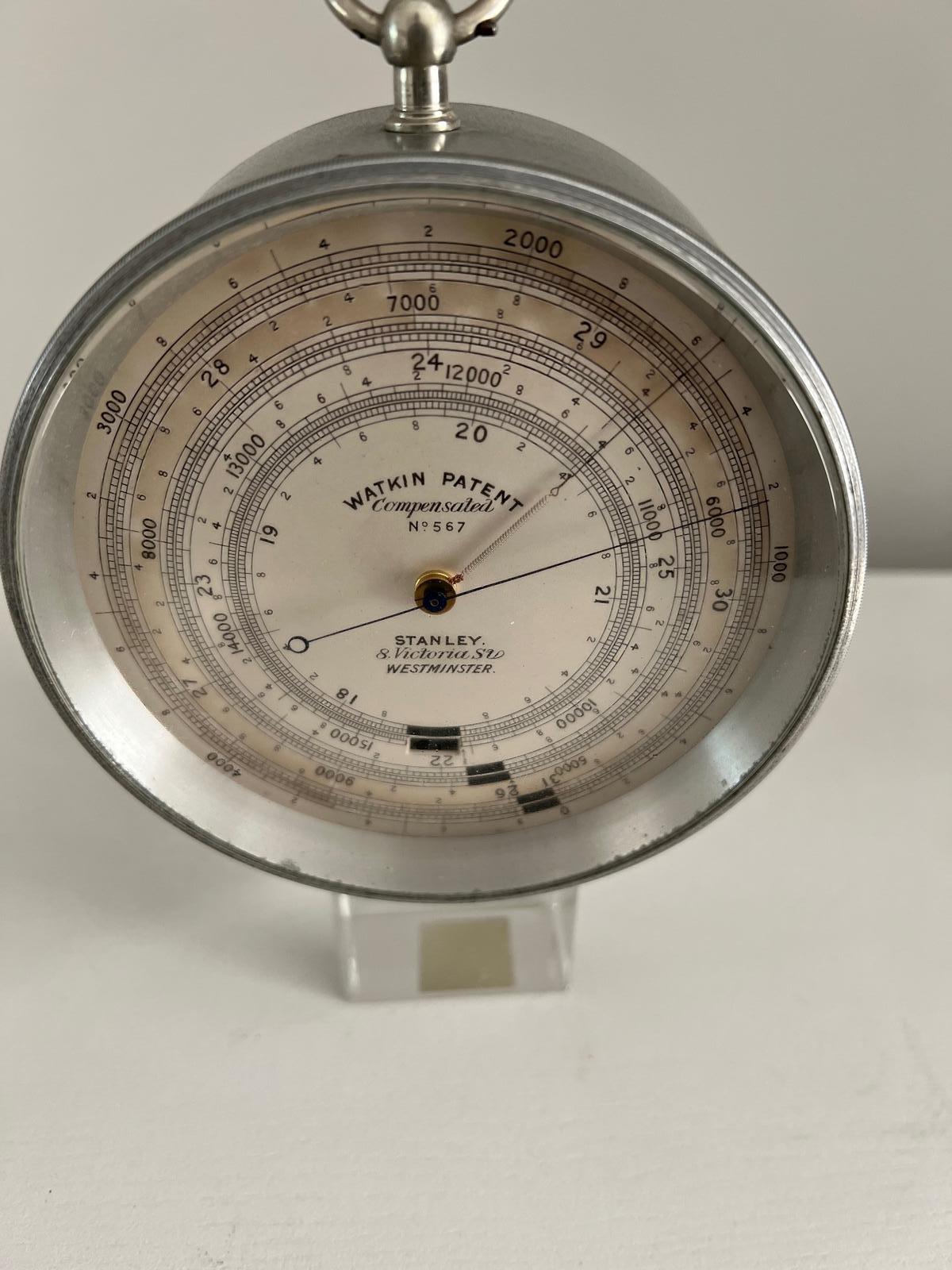 Rare Watkin Patent Barometer by Stanley (1 of 4)
