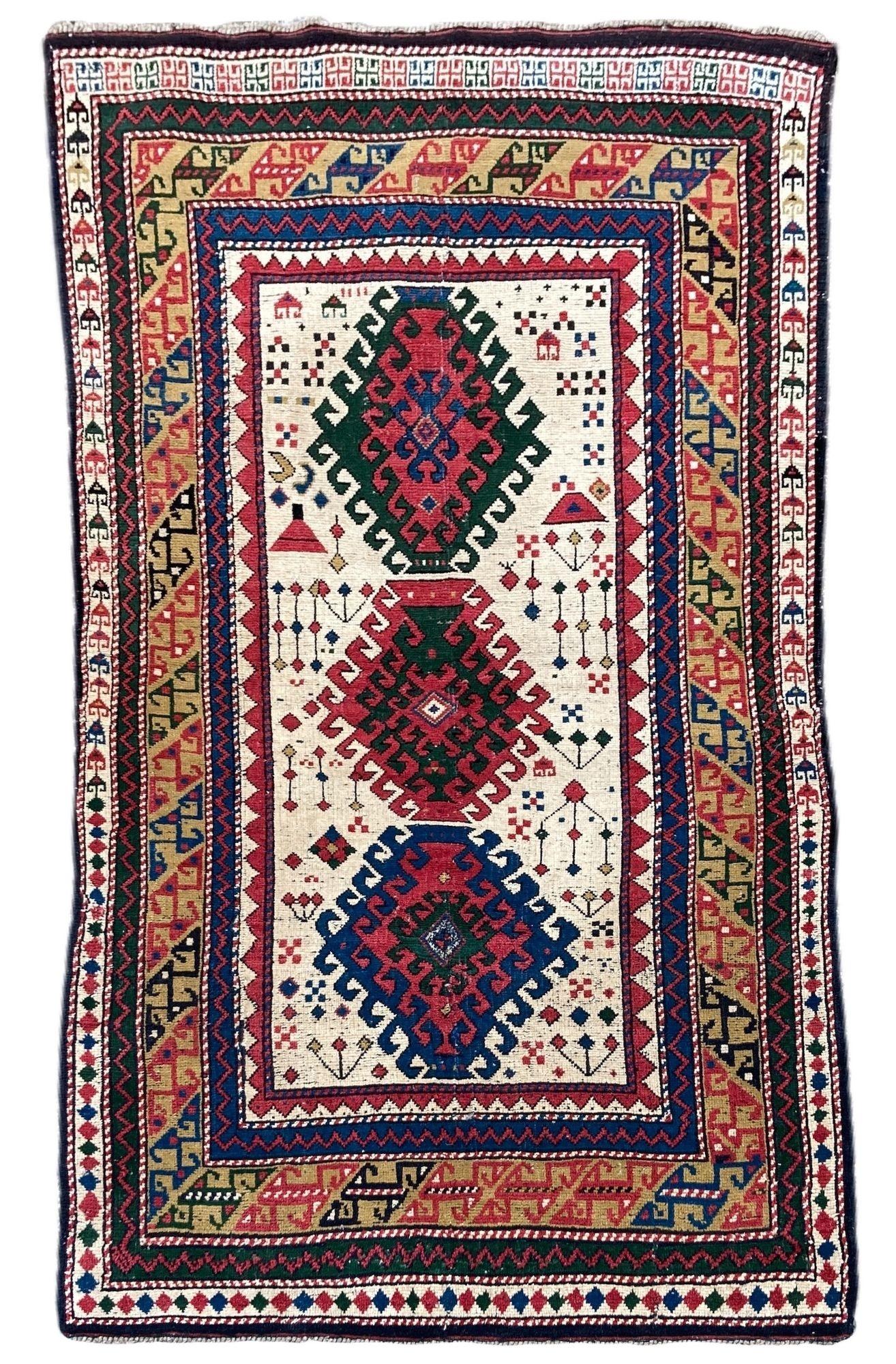 Antique Caucasian Kazak Rug (1 of 18)