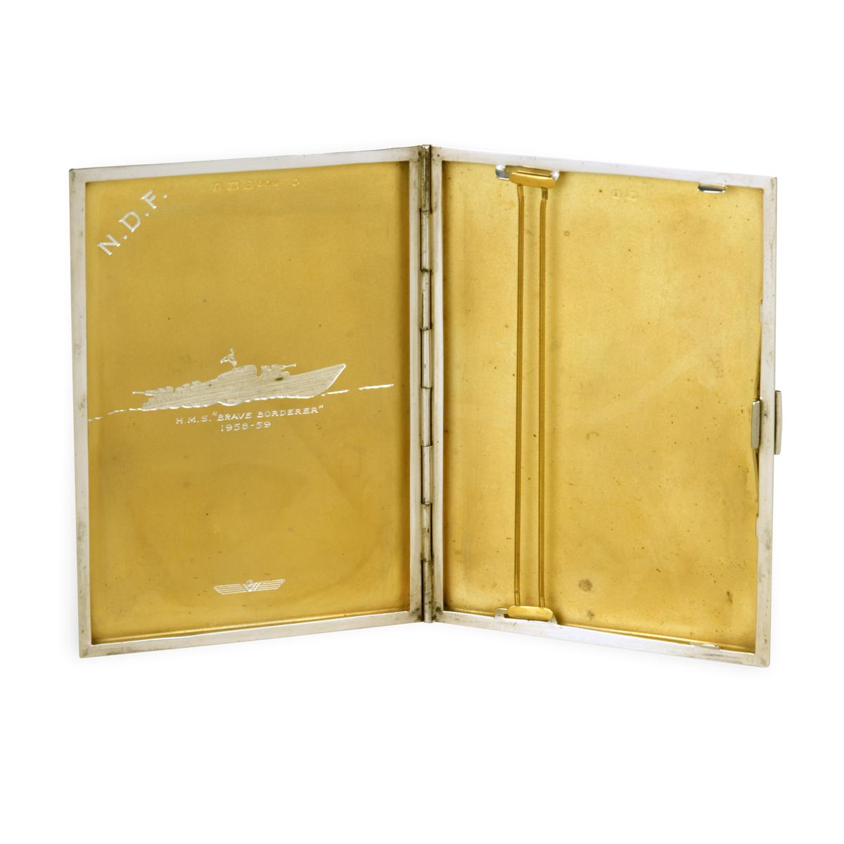 A Silver Cheroot Case from MTB ‘Brave Borderer,’ (1 of 8)