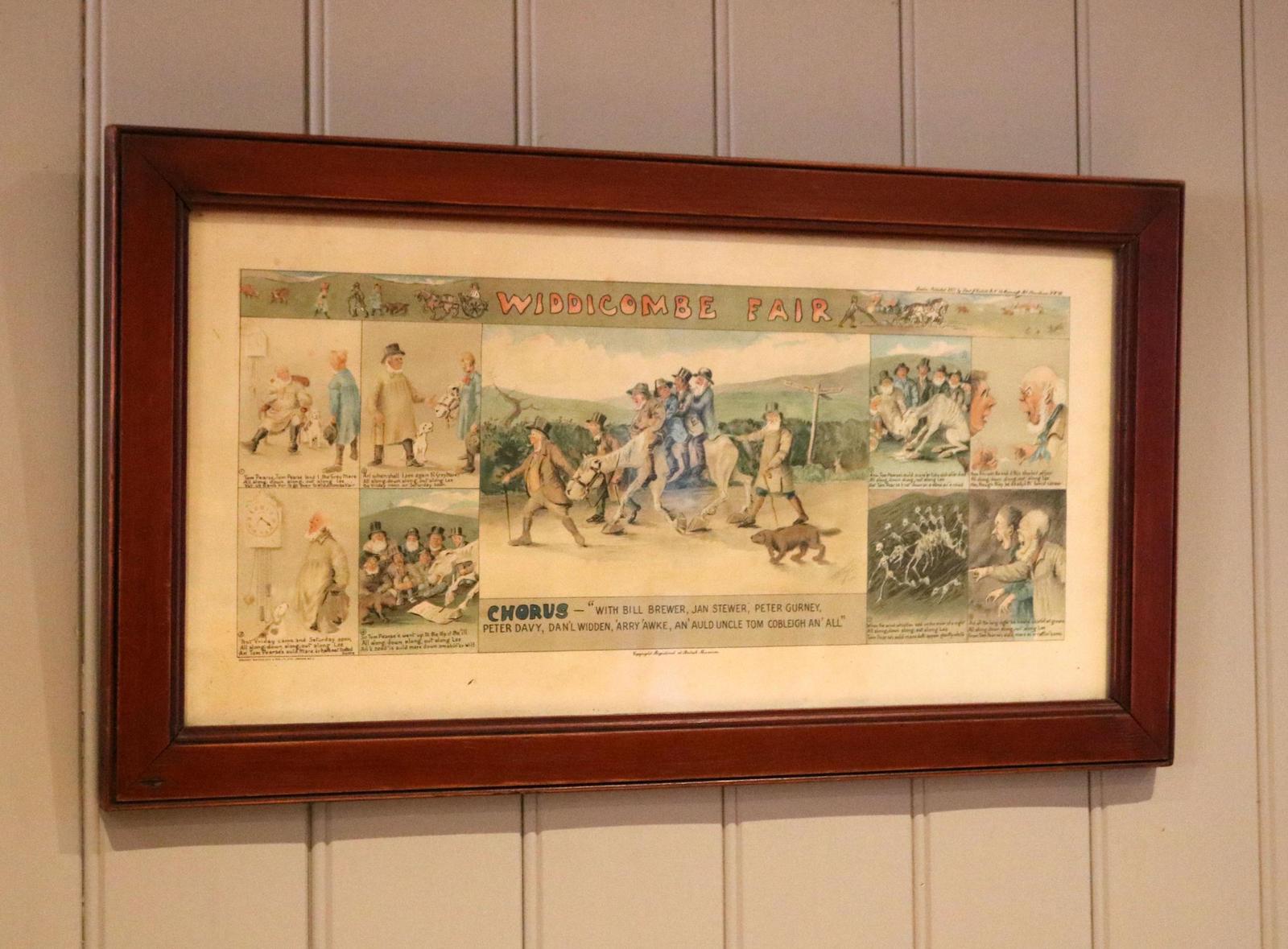 Framed Widdecombe Fair Print (1 of 9)