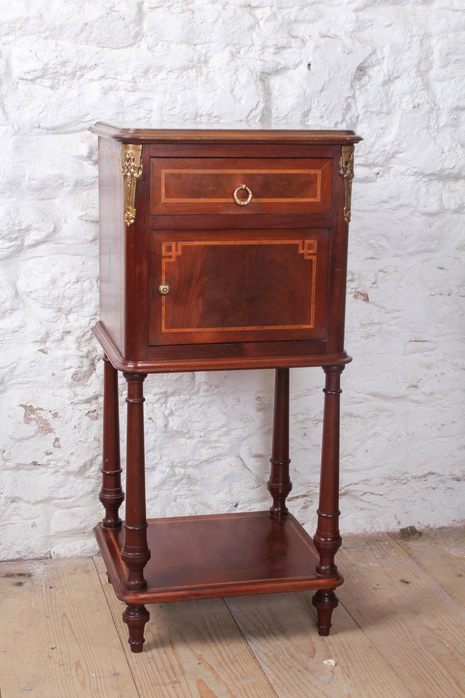 Lovely Quality French Mahogany Bedside (1 of 6)