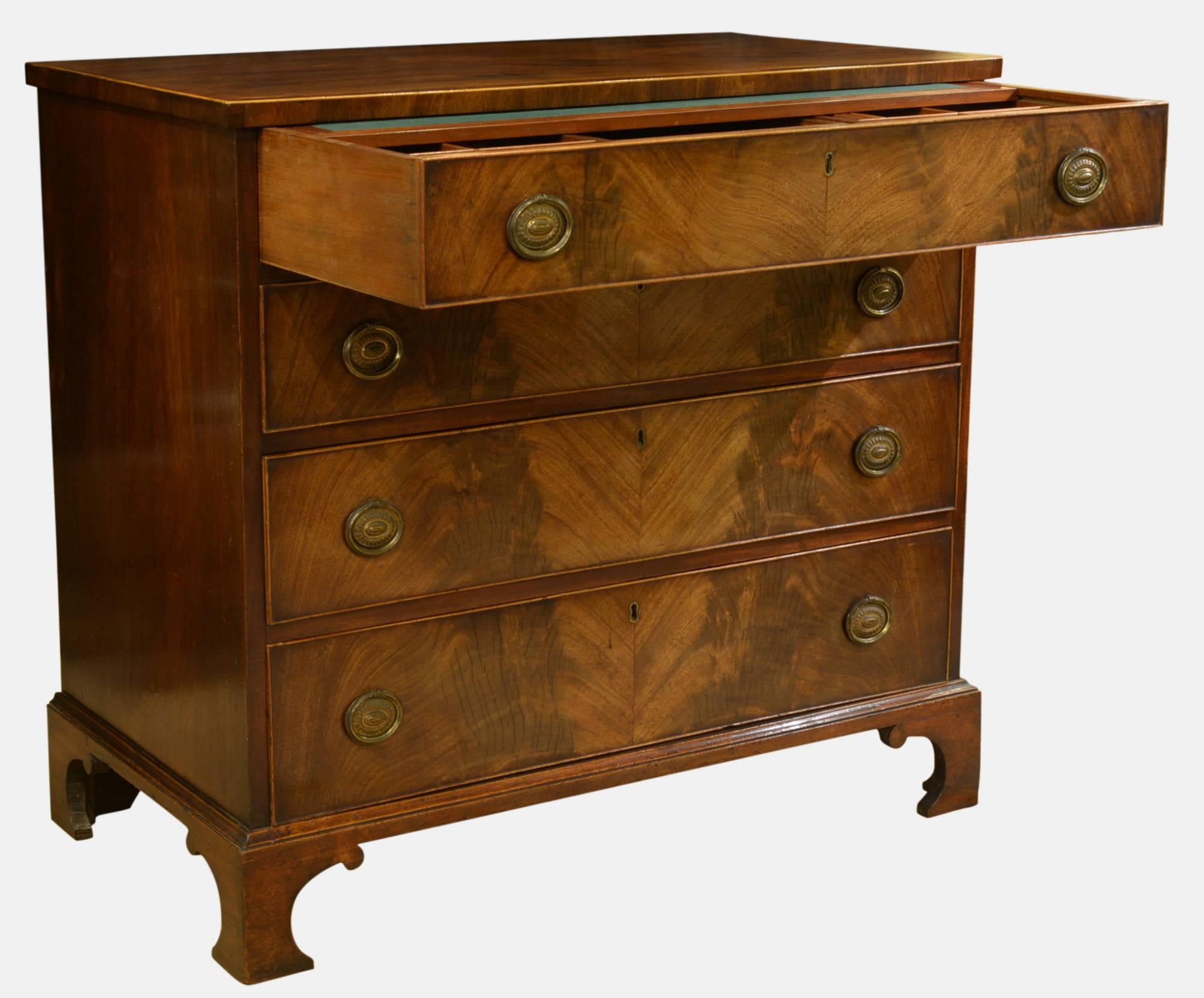 George III Mahogany Dressing Chest (1 of 6)