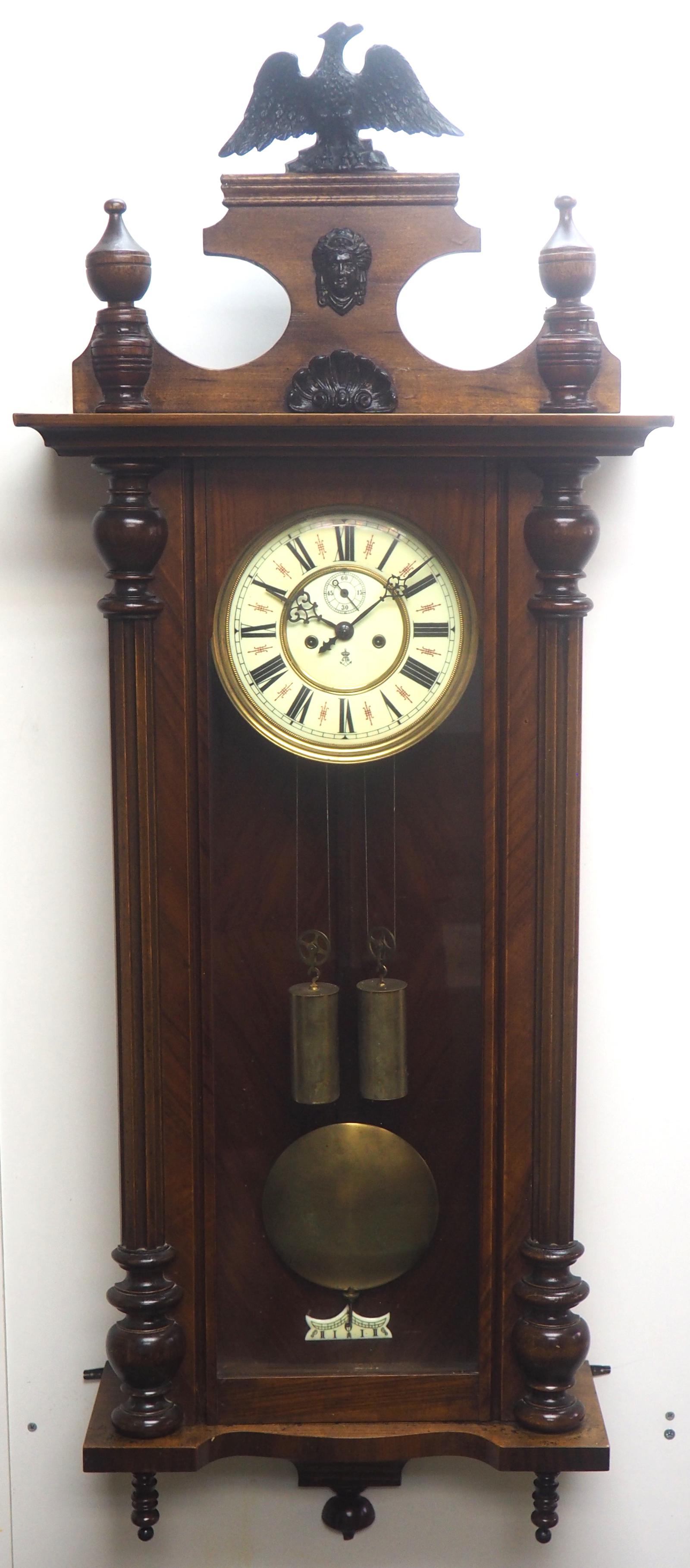 Fantastic Antique Walnut 8-day Striking Vienna Regulator Wall Clock by Gustav Becker (1 of 11) Fantastic Antique Walnut 8-day Striking Vienna Regulator Wall Clock by Gustav Becker (1 of 11)