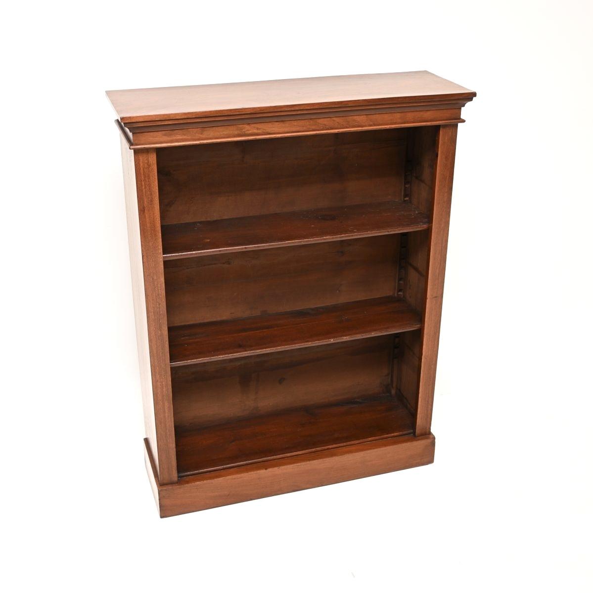 Antique Victorian Walnut Open Bookcase (1 of 9) Antique Victorian Walnut Open Bookcase (1 of 9)