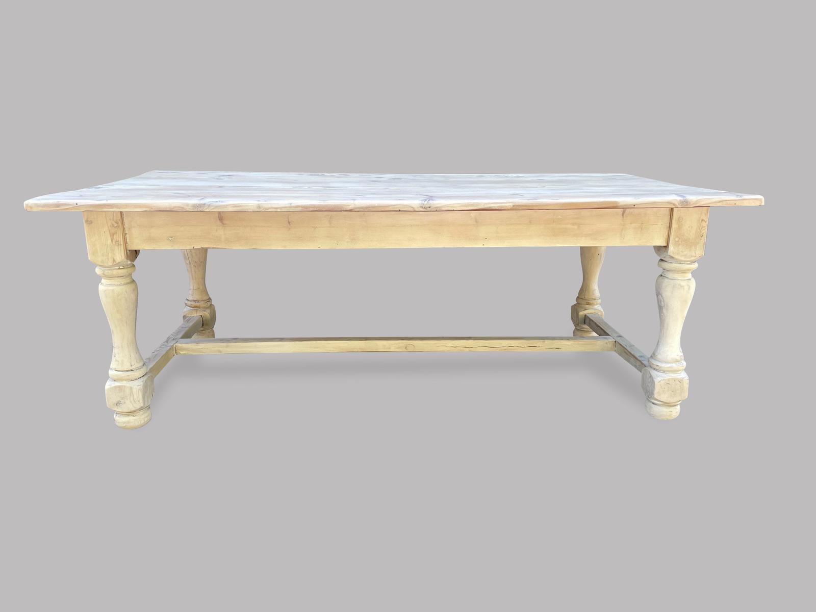 Stripped & Limed Pine Table c.1930 (1 of 4) Stripped & Limed Pine Table c.1930 (1 of 4)