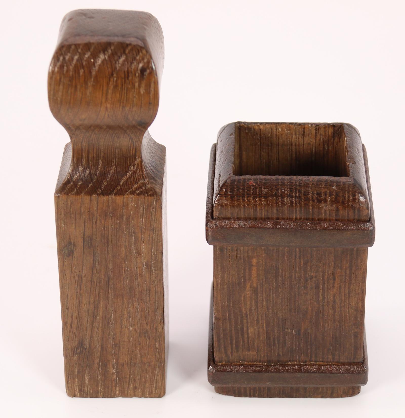 17th Century / 18th Century Apothecary’s Oak & Wrought Iron Mounted Crusher (1 of 23)