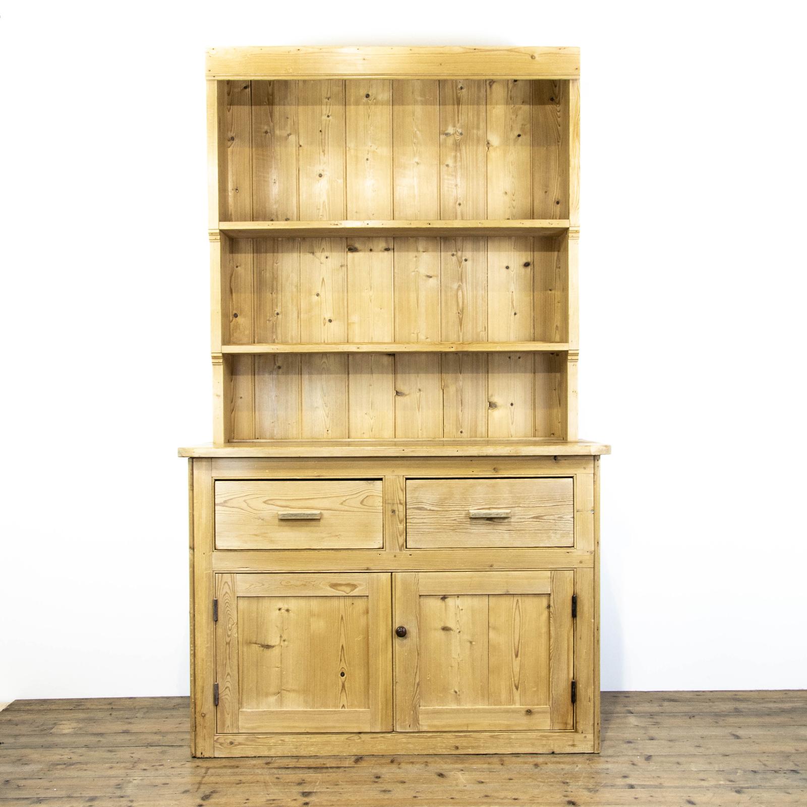 Antique Victorian Pine Dresser & Rack (1 of 11)