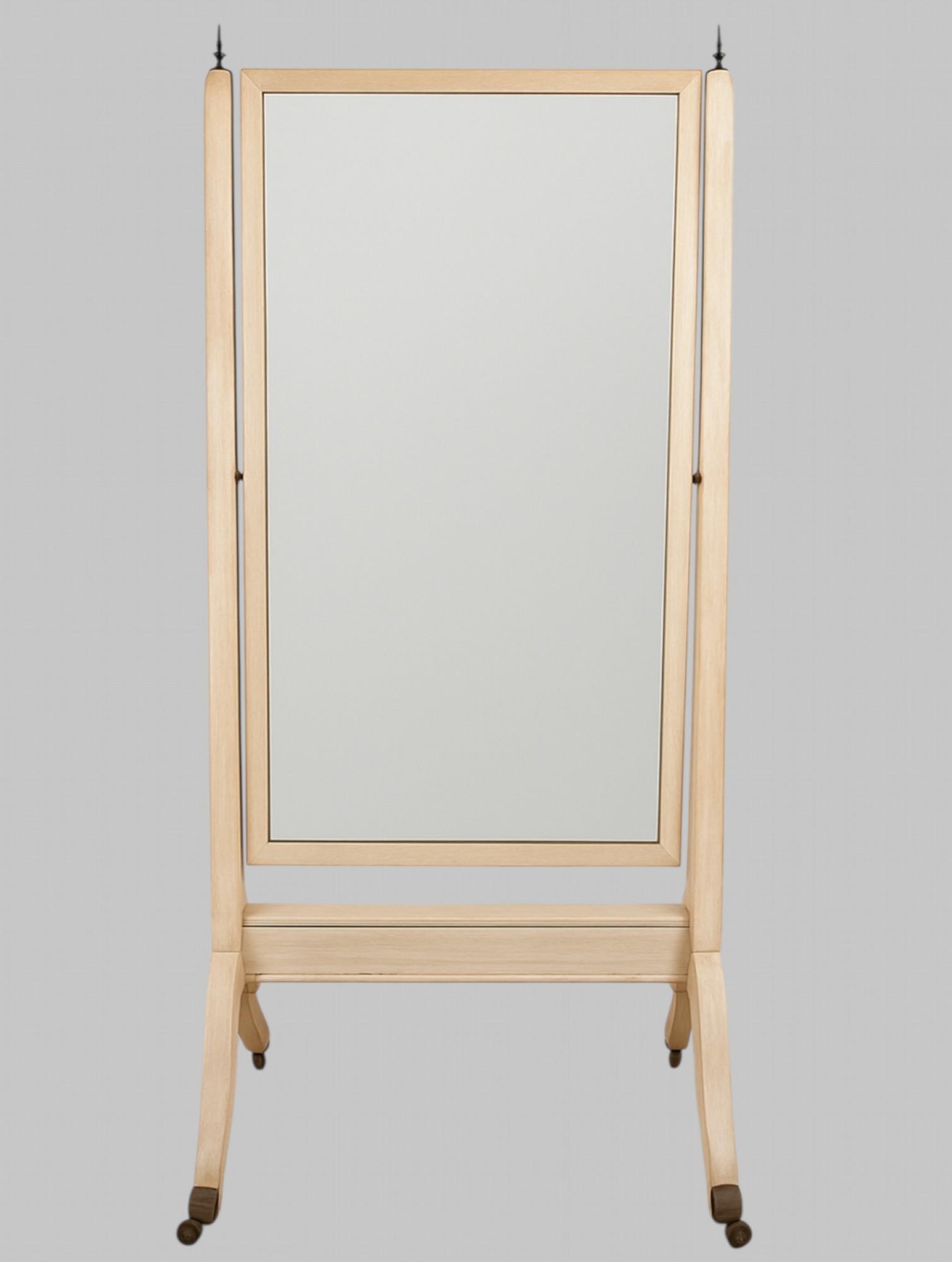 An Attractive Bleached Mahogany 19thc Cheval Mirror (1 of 4) An Attractive Bleached Mahogany 19thc Cheval Mirror (1 of 4)