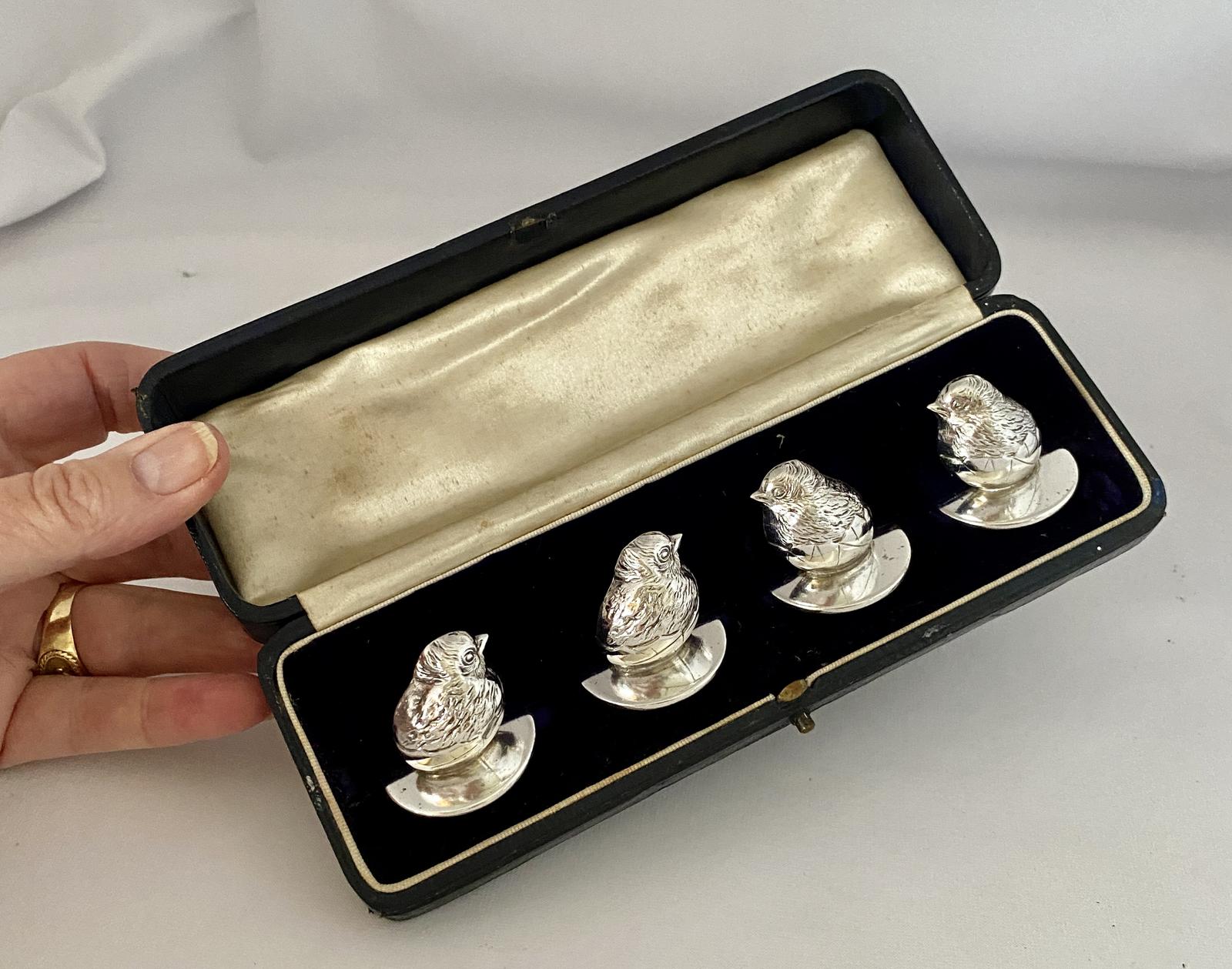 Sampson Mordan Menu / Card Holders - Chester 1910 (1 of 8)