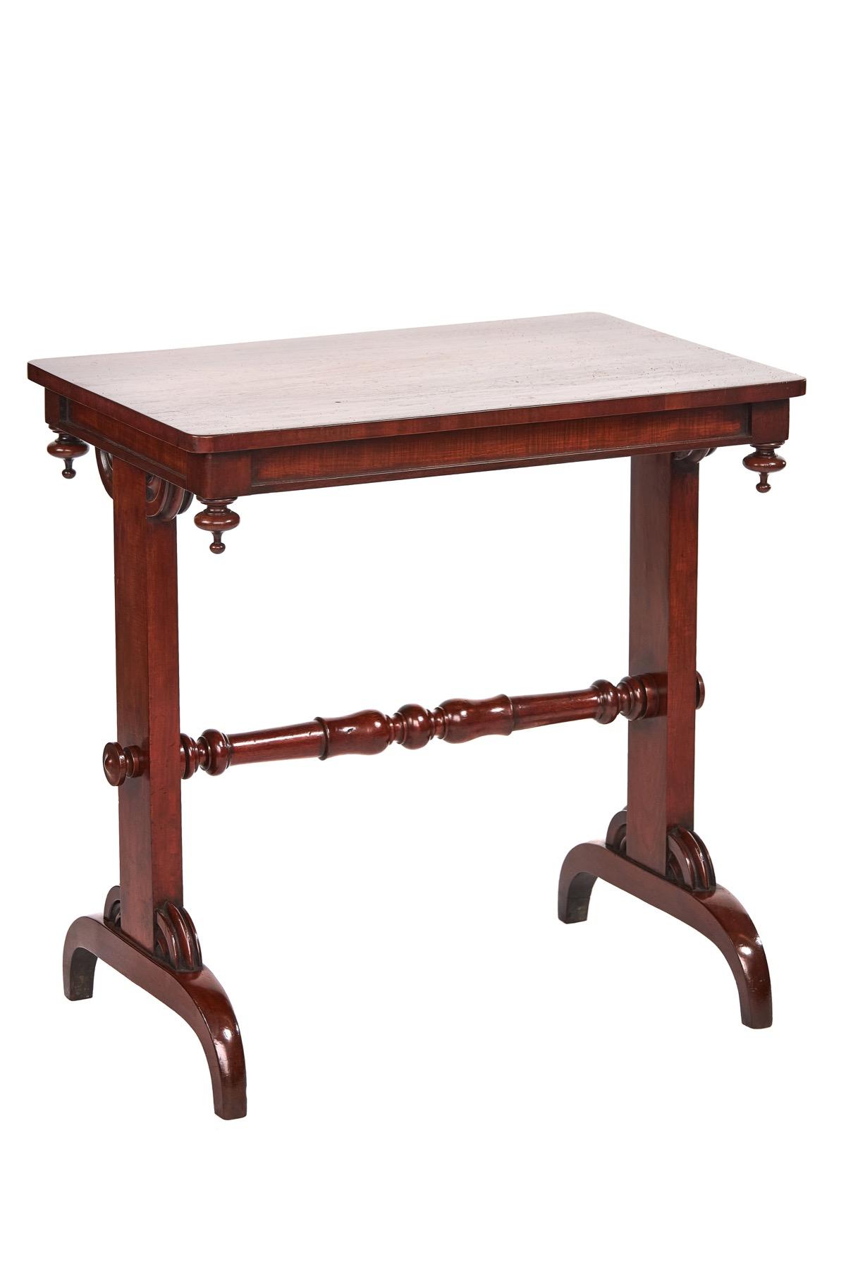 World War 1 Period Mahogany End Support Table (1 of 5)
