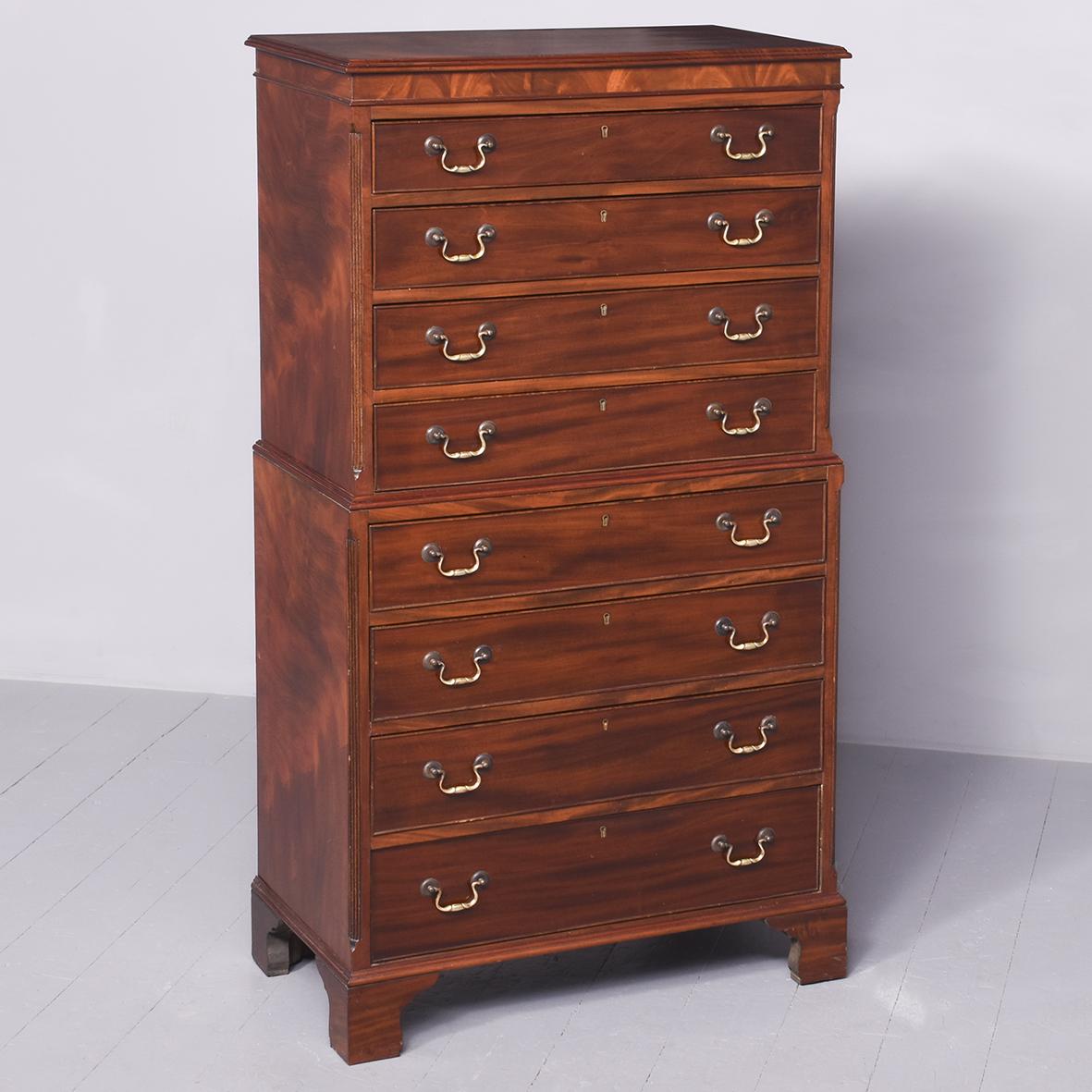 Georgian Style Mahogany Tallboy - Edwardian Period c.1910 (1 of 10)