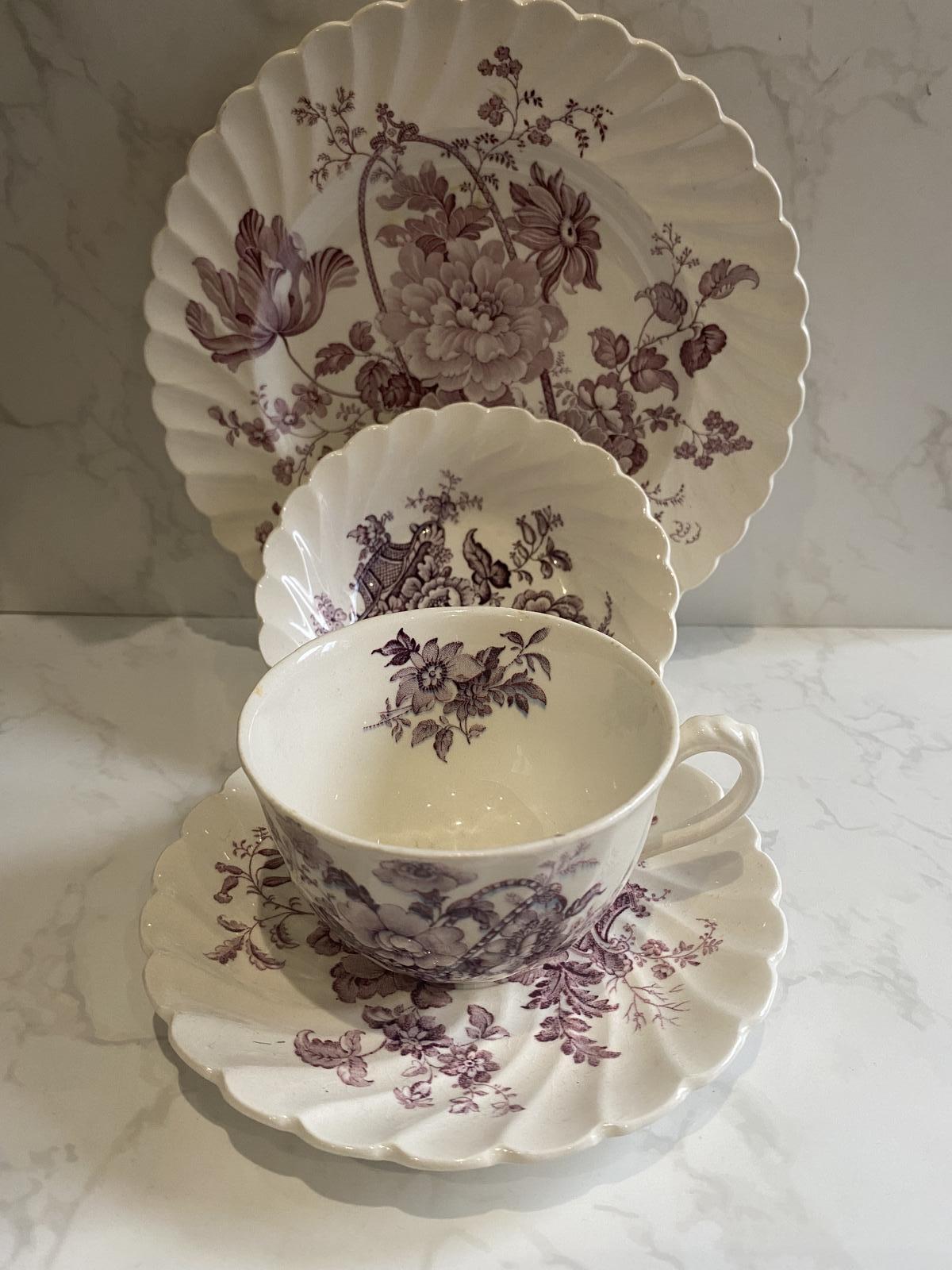 1930s Clarice Cliff Royal Staffordshire Charlotte 4pc Tea Set Floral (1 of 4) 1930s Clarice Cliff Royal Staffordshire Charlotte 4pc Tea Set Floral (1 of 4)