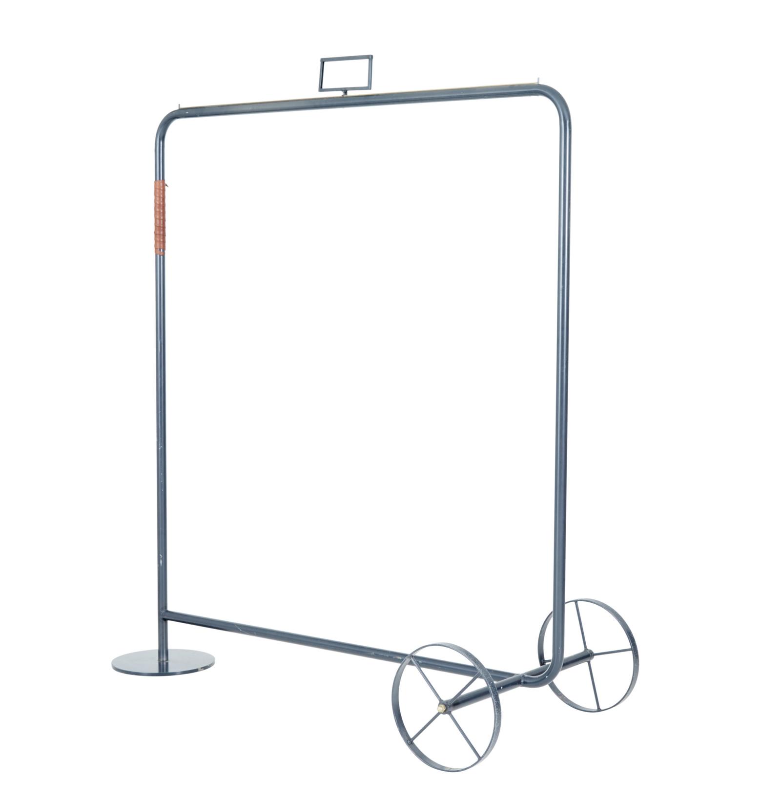 Mid 20th Century Scandinavian Steel Mobile Clothes Rail (1 of 6)