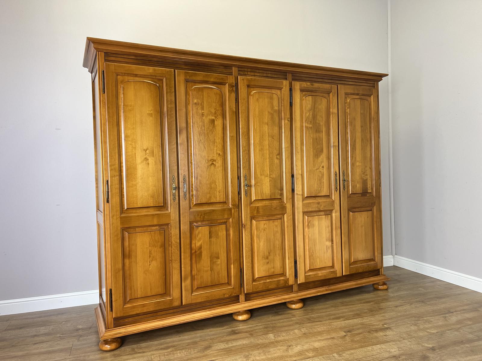Wardrobe Vintage French Five Door Storage Carved Armoire (1 of 12) Wardrobe Vintage French Five Door Storage Carved Armoire (1 of 12)