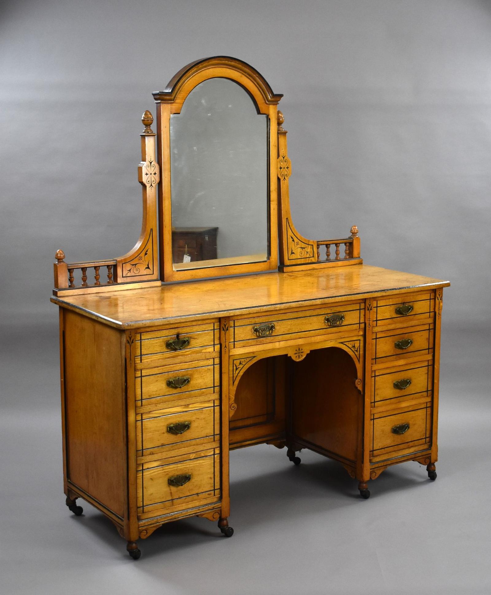 Victorian Satin Walnut Dressing Table (1 of 11)