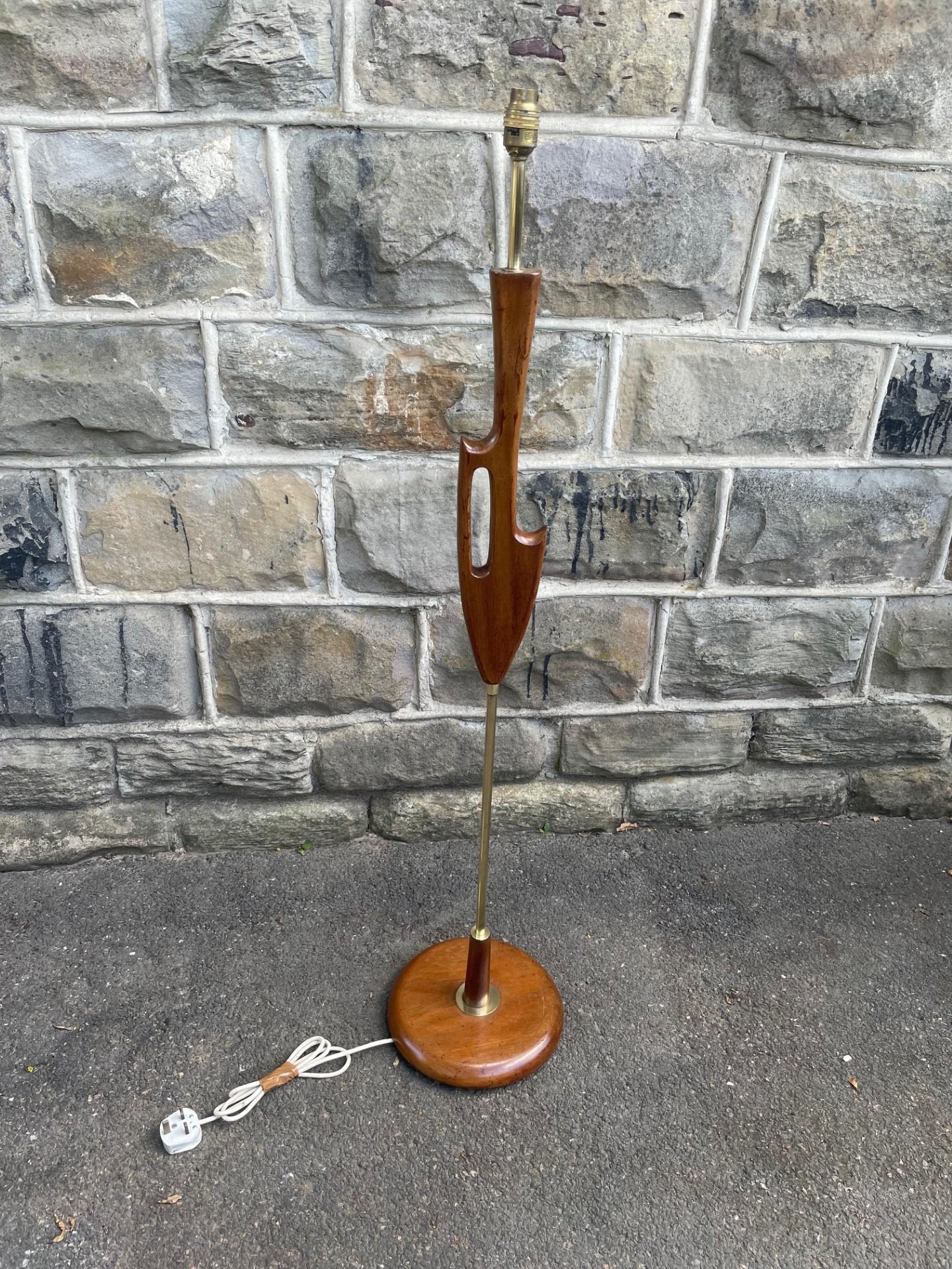 Vintage Retro Teak & Brass Floor Lamp (1 of 7) Vintage Retro Teak & Brass Floor Lamp (1 of 7)