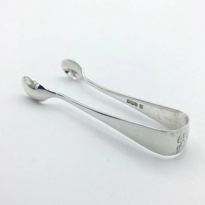 Antique 1922 Sterling Silver Sugar Tongs (1 of 8)