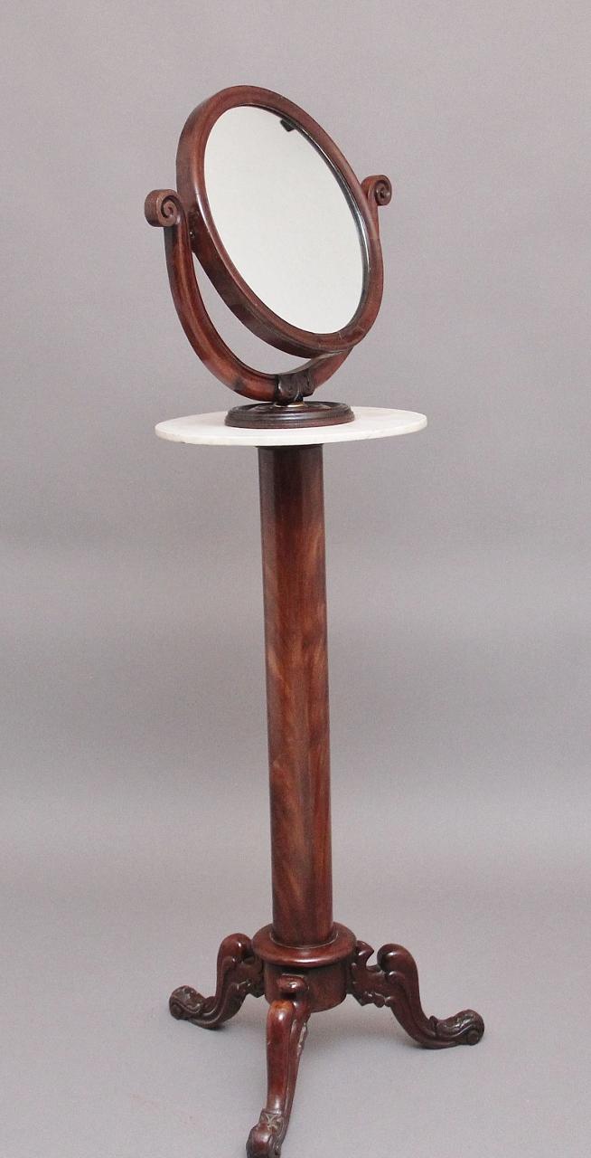 19th Century Mahogany Telescopic Shaving Mirror (1 of 13) 19th Century Mahogany Telescopic Shaving Mirror (1 of 13)