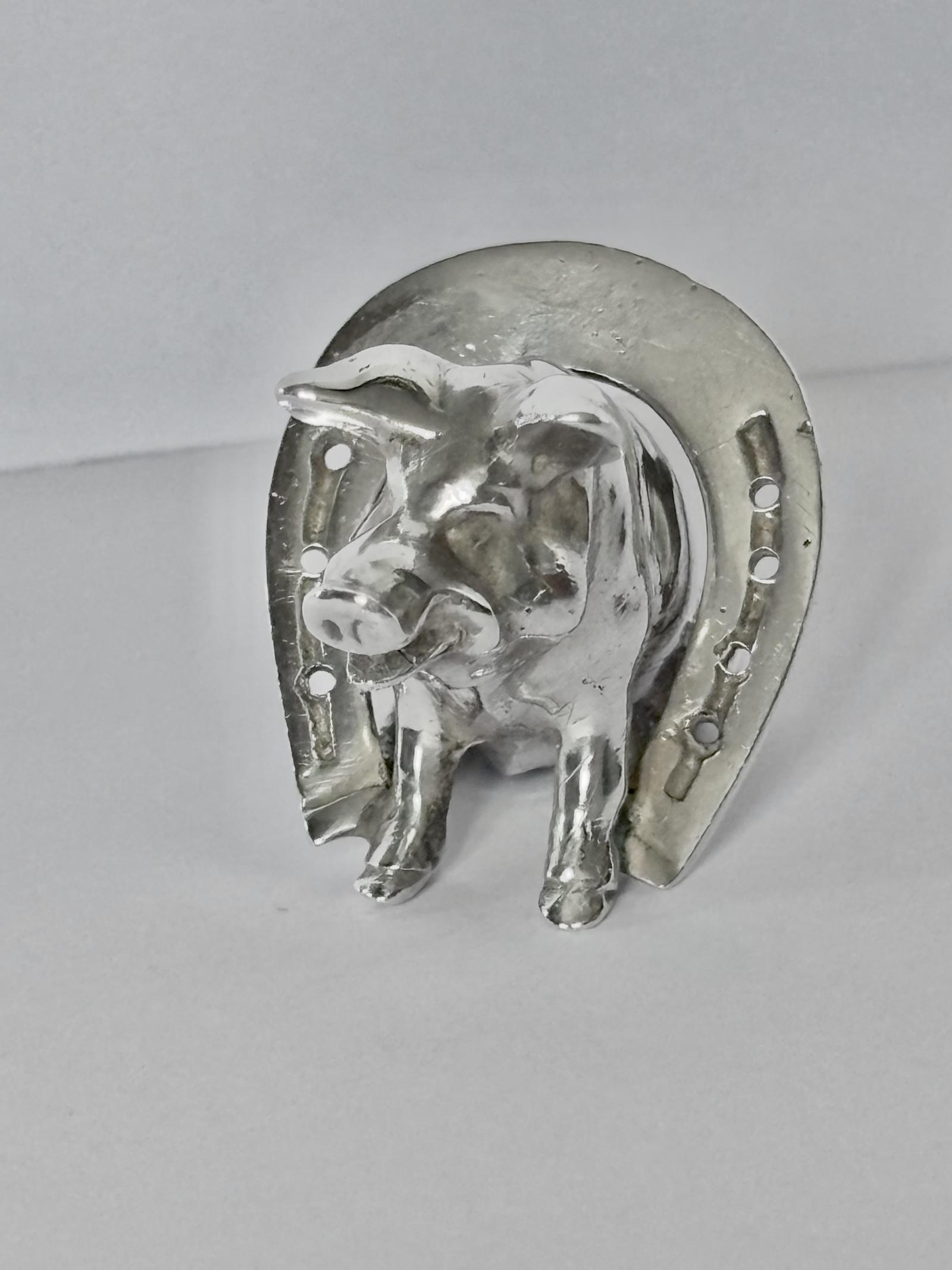 Victorian Silver Lucky Pig with Horseshoe - Chester 1900 Berthold Muller (1 of 11) Victorian Silver Lucky Pig with Horseshoe - Chester 1900 Berthold Muller (1 of 11)