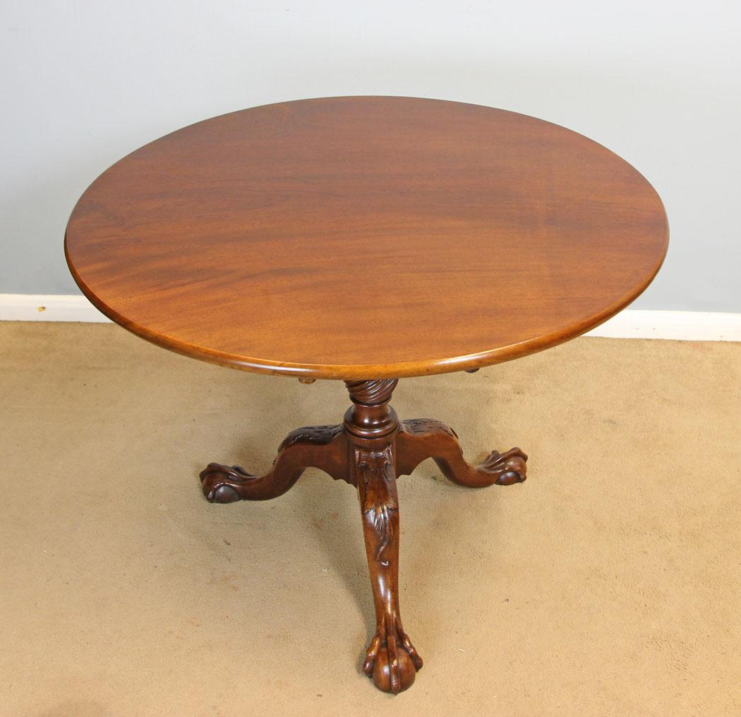 Antique Georgian Mahogany Tilt Top Tripod Supper Table (1 of 8)