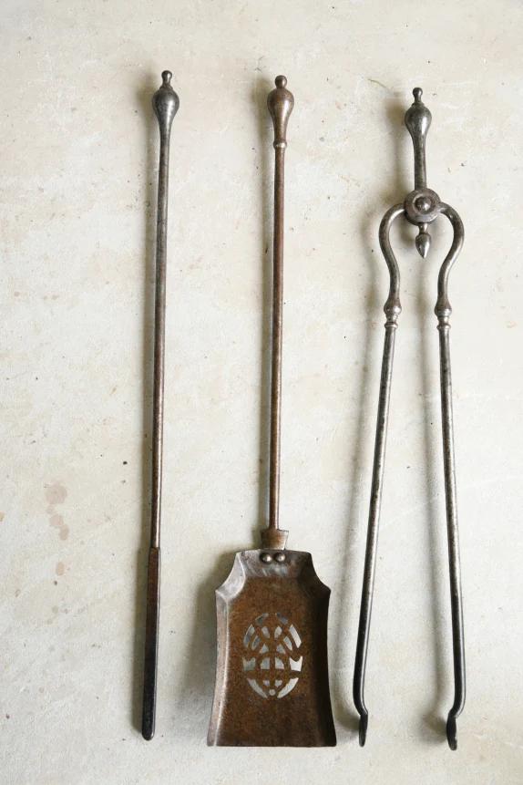Georgian Style Steel Fire Tools (1 of 8)