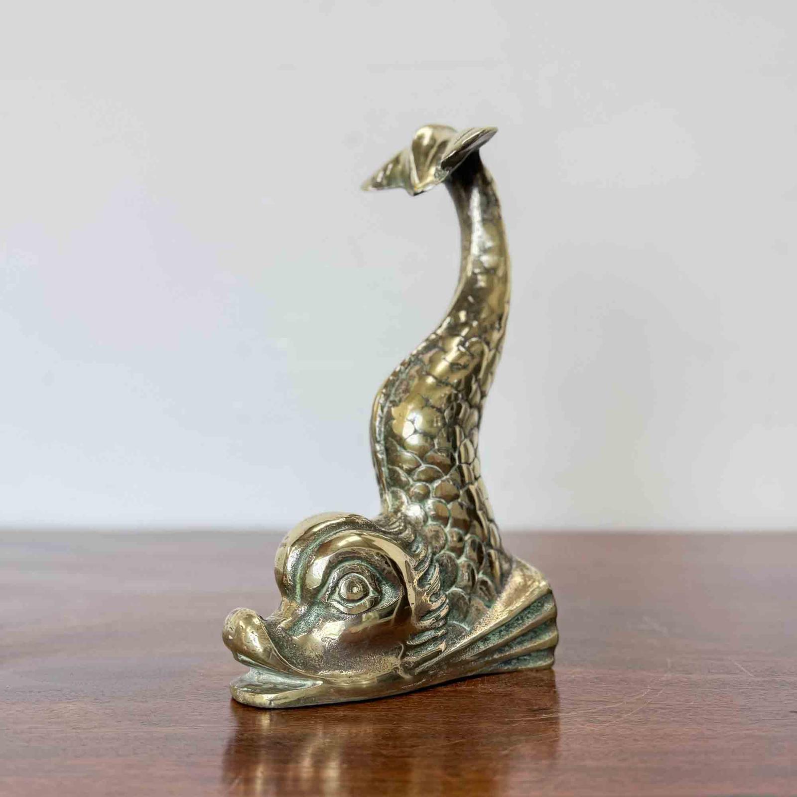 Antique Brass Fish Doorstop (1 of 10)