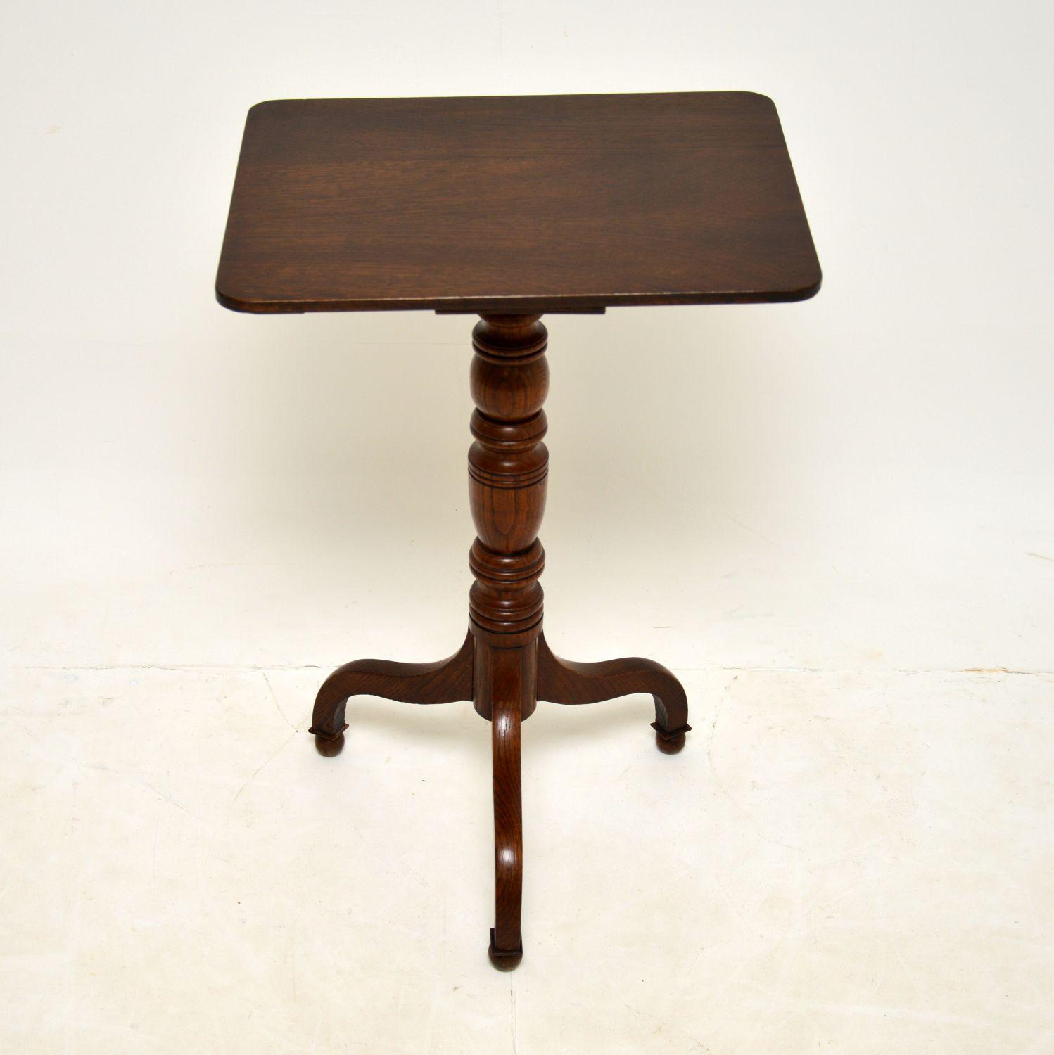 Antique Georgian Oak Side Table (1 of 7) Antique Georgian Oak Side Table (1 of 7)