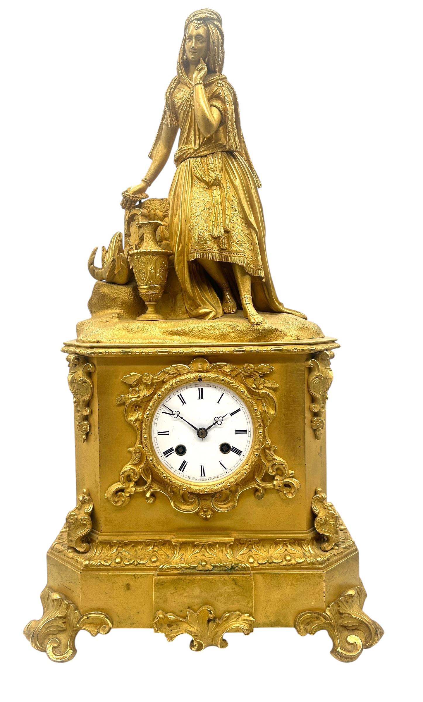 Fine Solid Bronze Ormolu Mantel Clock – Solid Bronze Classical Figure to the Top (1 of 10) Fine Solid Bronze Ormolu Mantel Clock – Solid Bronze Classical Figure to the Top (1 of 10)