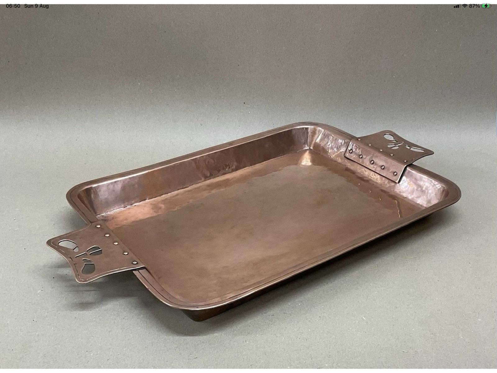 Arts and Crafts Copper Tray By The Birmingham Guild For Liberty & Co London Antique C1900 (1 of 9) Arts and Crafts Copper Tray By The Birmingham Guild For Liberty & Co London Antique C1900 (1 of 9)