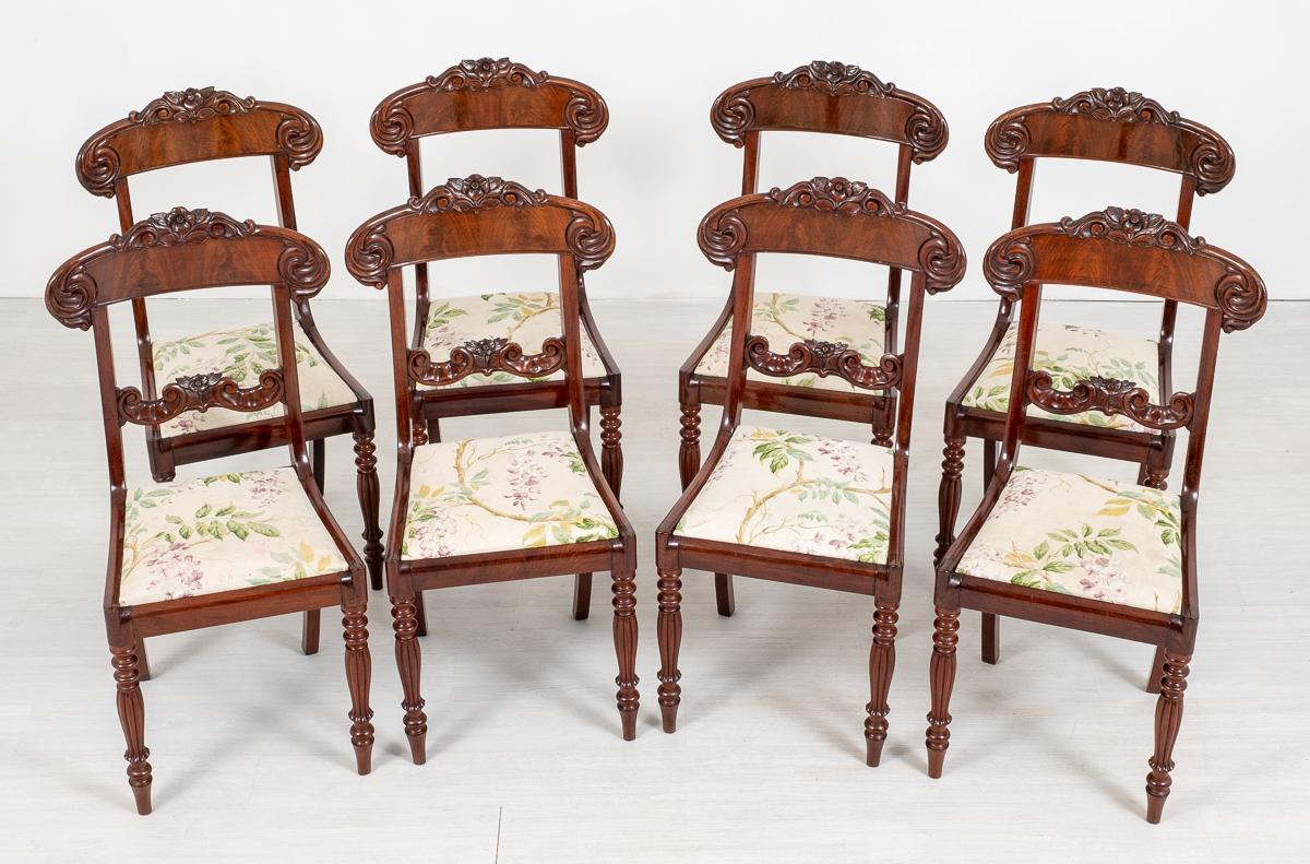 Set of 8 Mahogany William IV Dining Chairs (1 of 8) Set of 8 Mahogany William IV Dining Chairs (1 of 8)