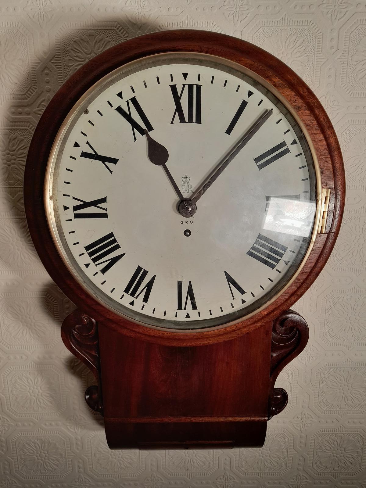 G.P.O. Dropdial Fusee Wall Clock LA393275