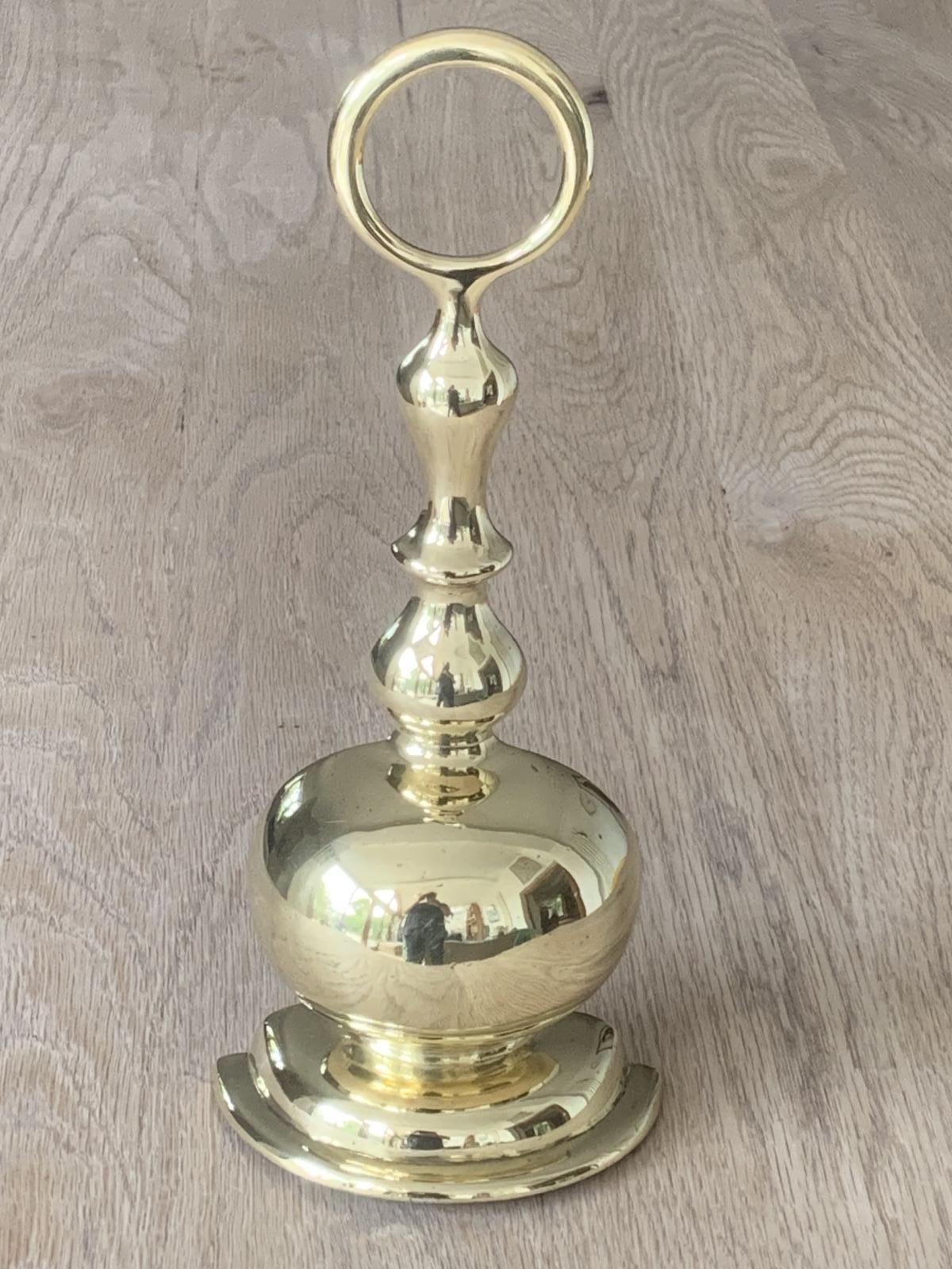 Quality Edwardian Brass Door Porter by William Tonks Brass  Door Stop (1 of 4)