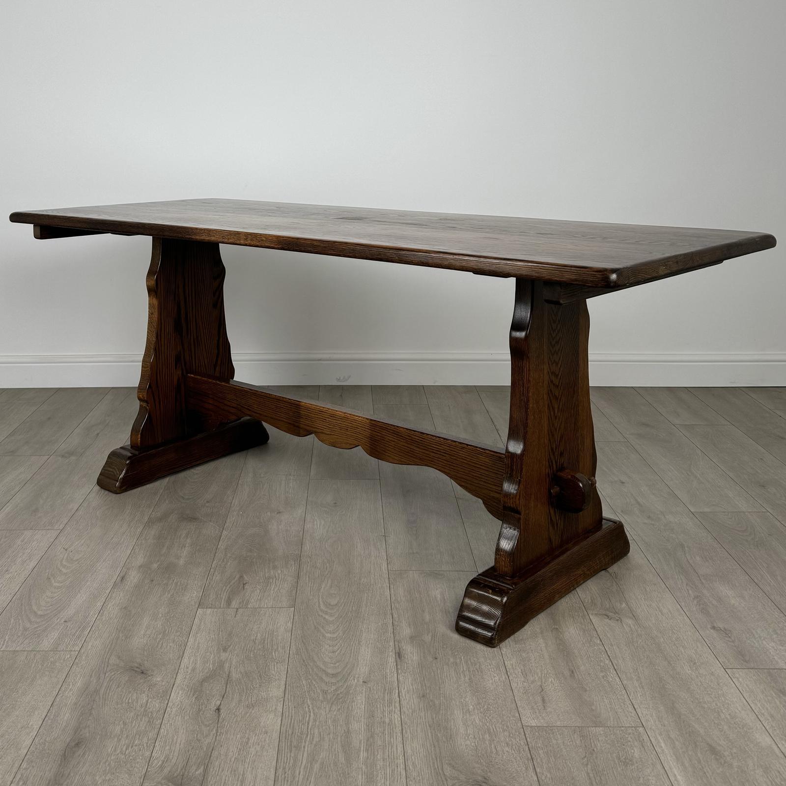 Antique 20th Century Good Quality Dining Table In Oak (1 of 6) Antique 20th Century Good Quality Dining Table In Oak (1 of 6)