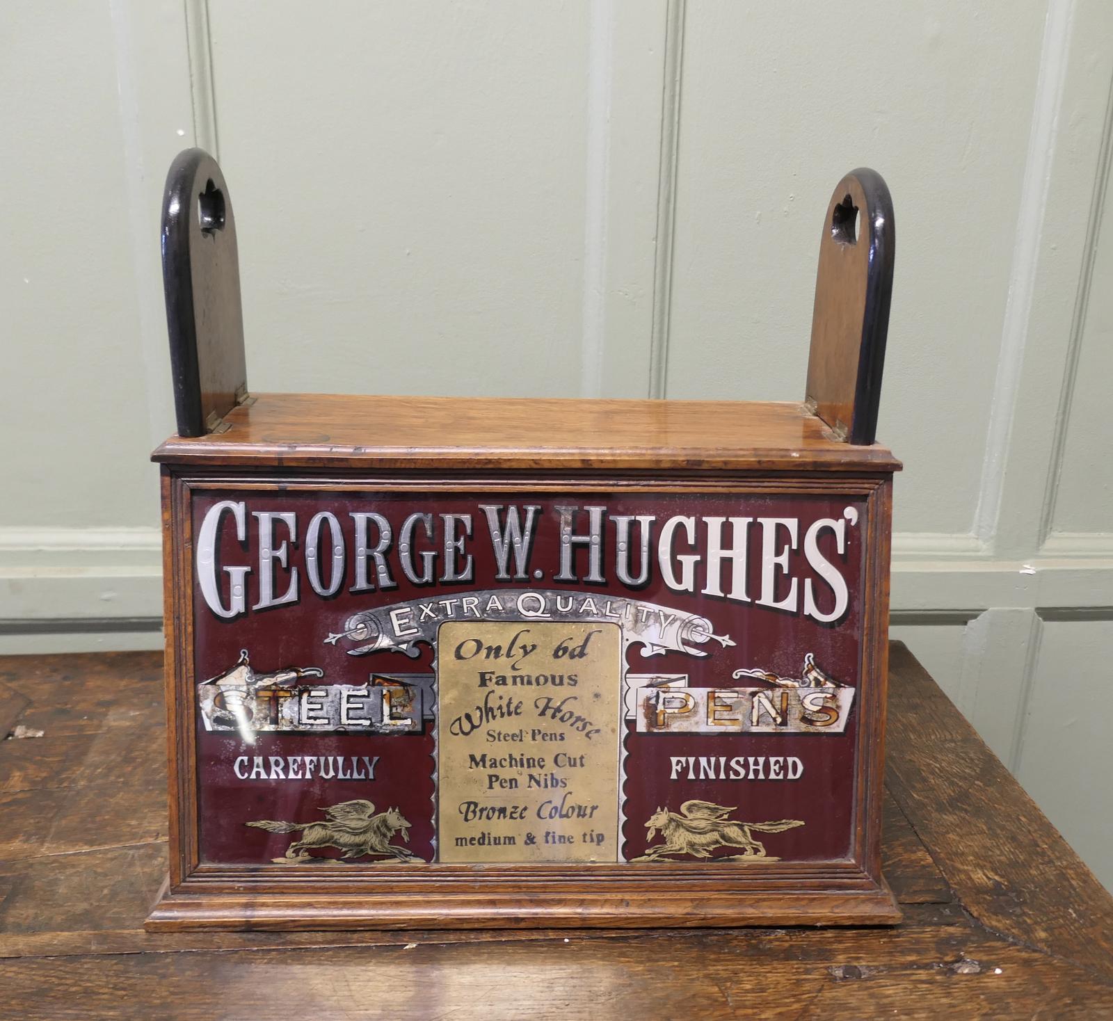 Victorian Advertising Stationers Cupboard, Shop Display Pen Cabinet (1 of 6)