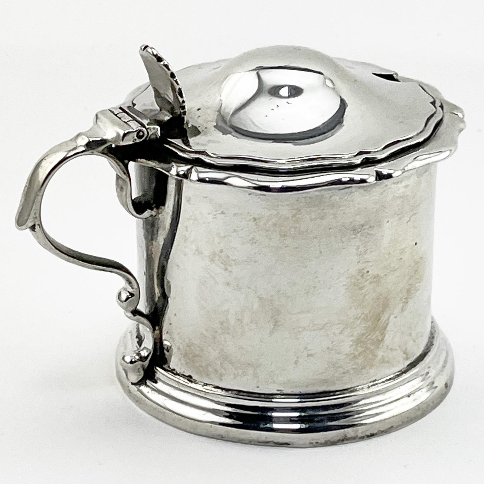 Atkin Brothers Sterling Silver Mustard Pot (1 of 6) Atkin Brothers Sterling Silver Mustard Pot (1 of 6)