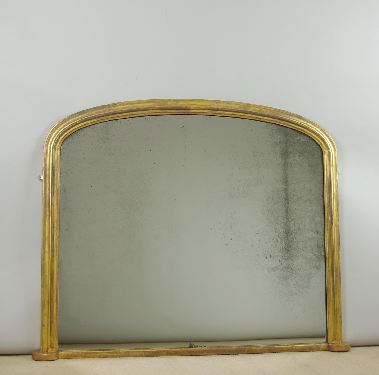 Victorian Giltwood Large Arch Top Overmantle Mirror (1 of 8) Victorian Giltwood Large Arch Top Overmantle Mirror (1 of 8)