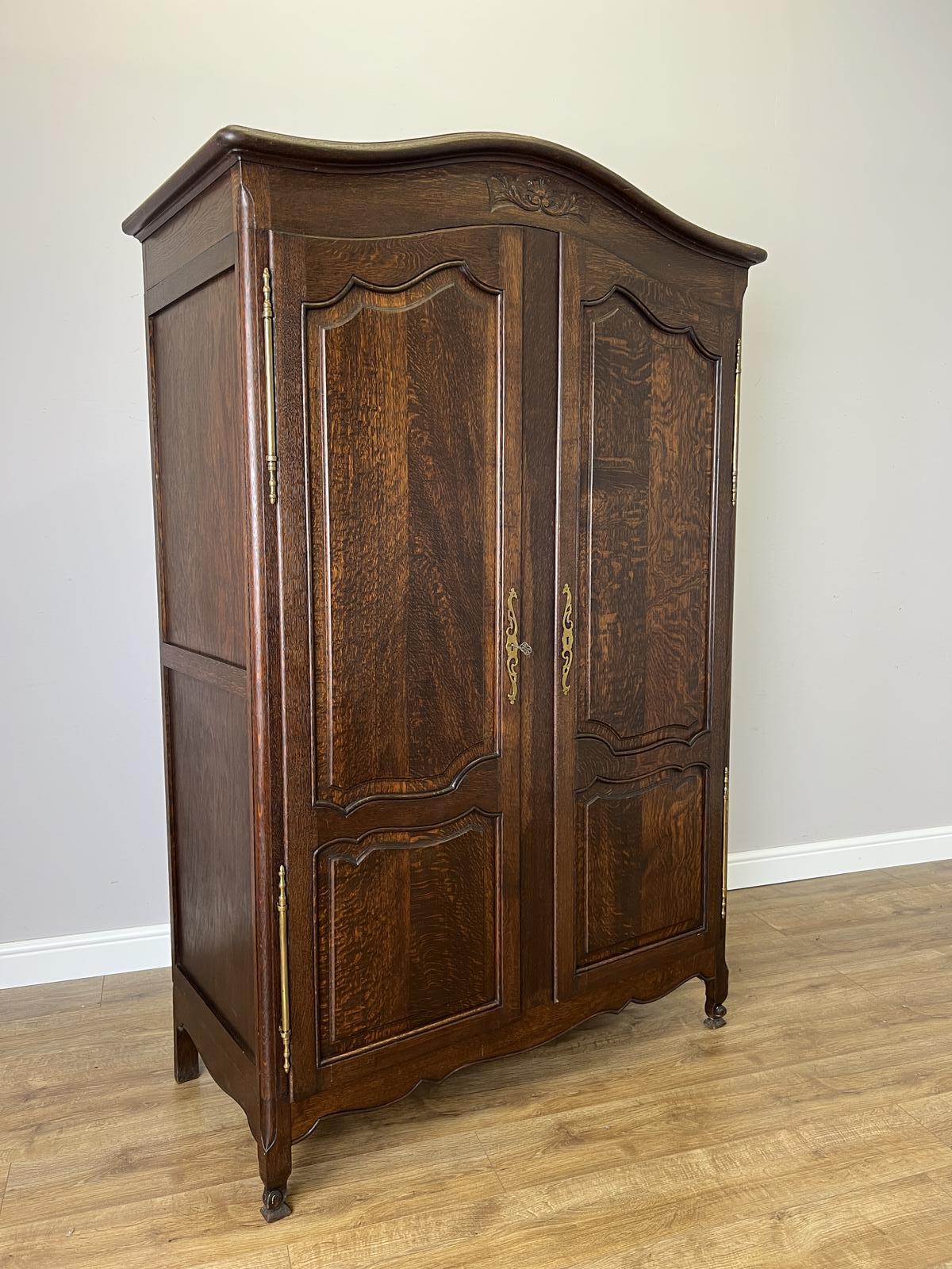 Wardrobe Antique French Oak Two Door Carved Armoire (1 of 12) Wardrobe Antique French Oak Two Door Carved Armoire (1 of 12)