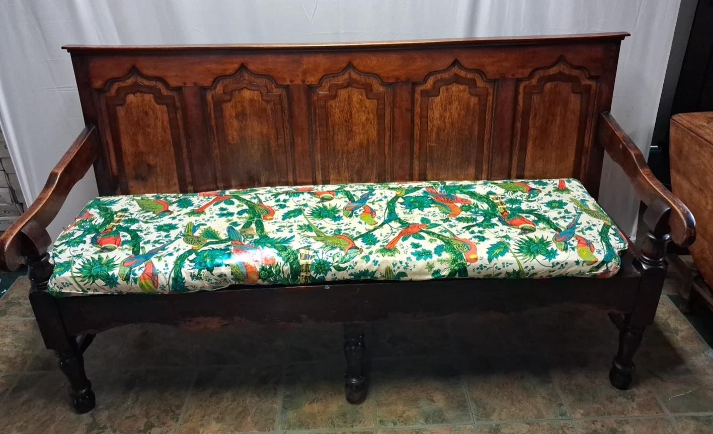 Antique Large Oak Settle (1 of 13)