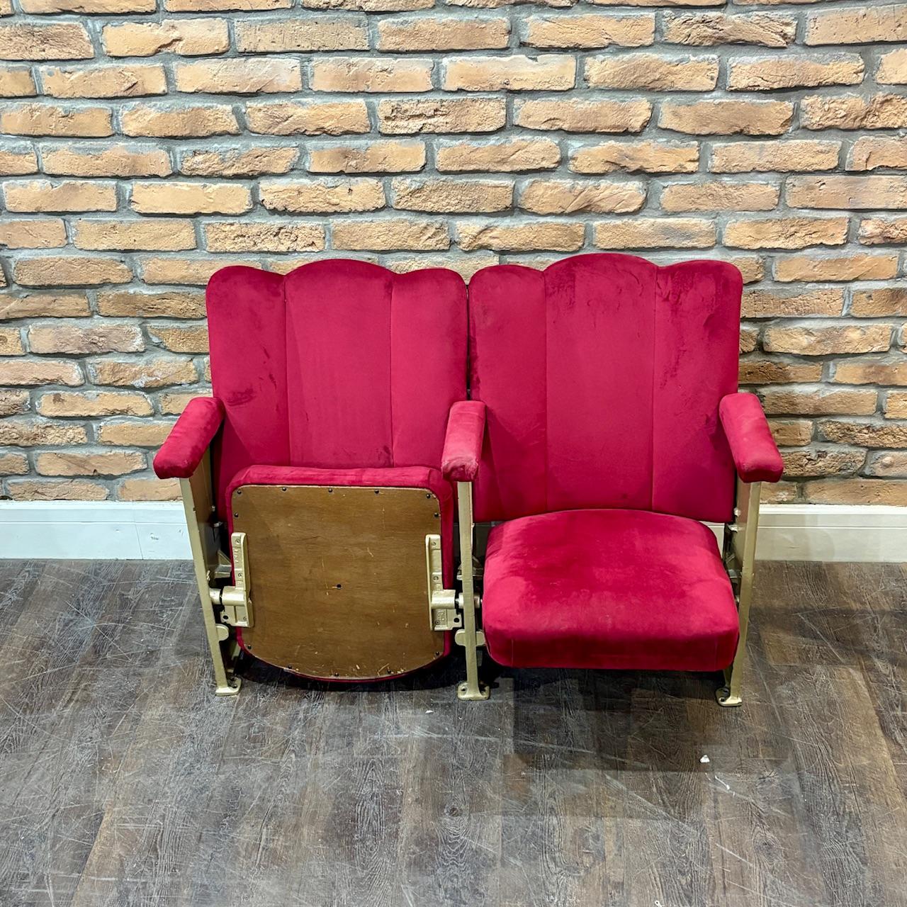 Vintage 1950's Cinema Seats (1 of 3) Vintage 1950's Cinema Seats (1 of 3)