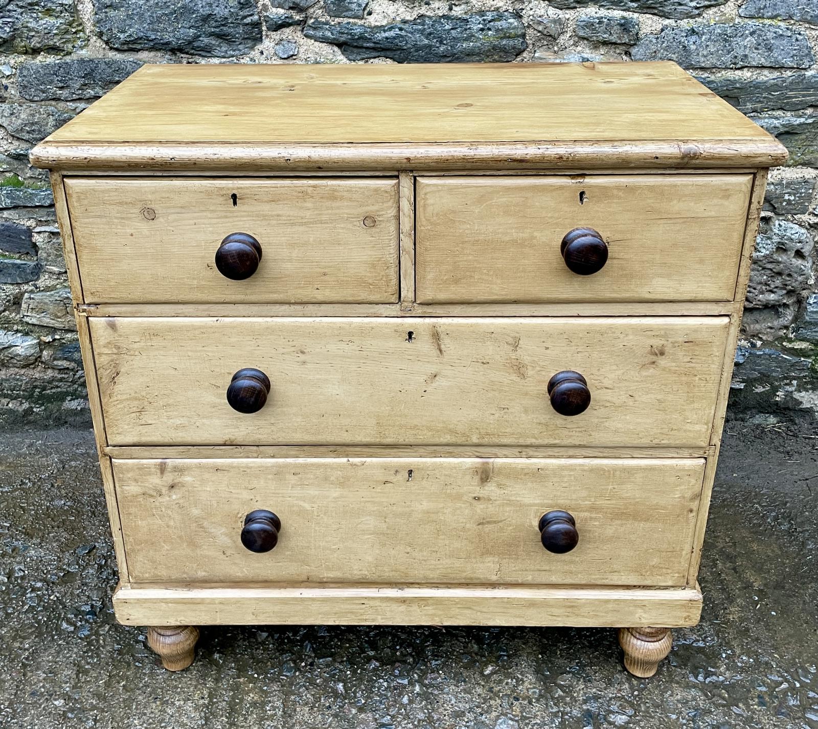 Antique Stripped Pine Chest of Drawers (1 of 14) Antique Stripped Pine Chest of Drawers (1 of 14)