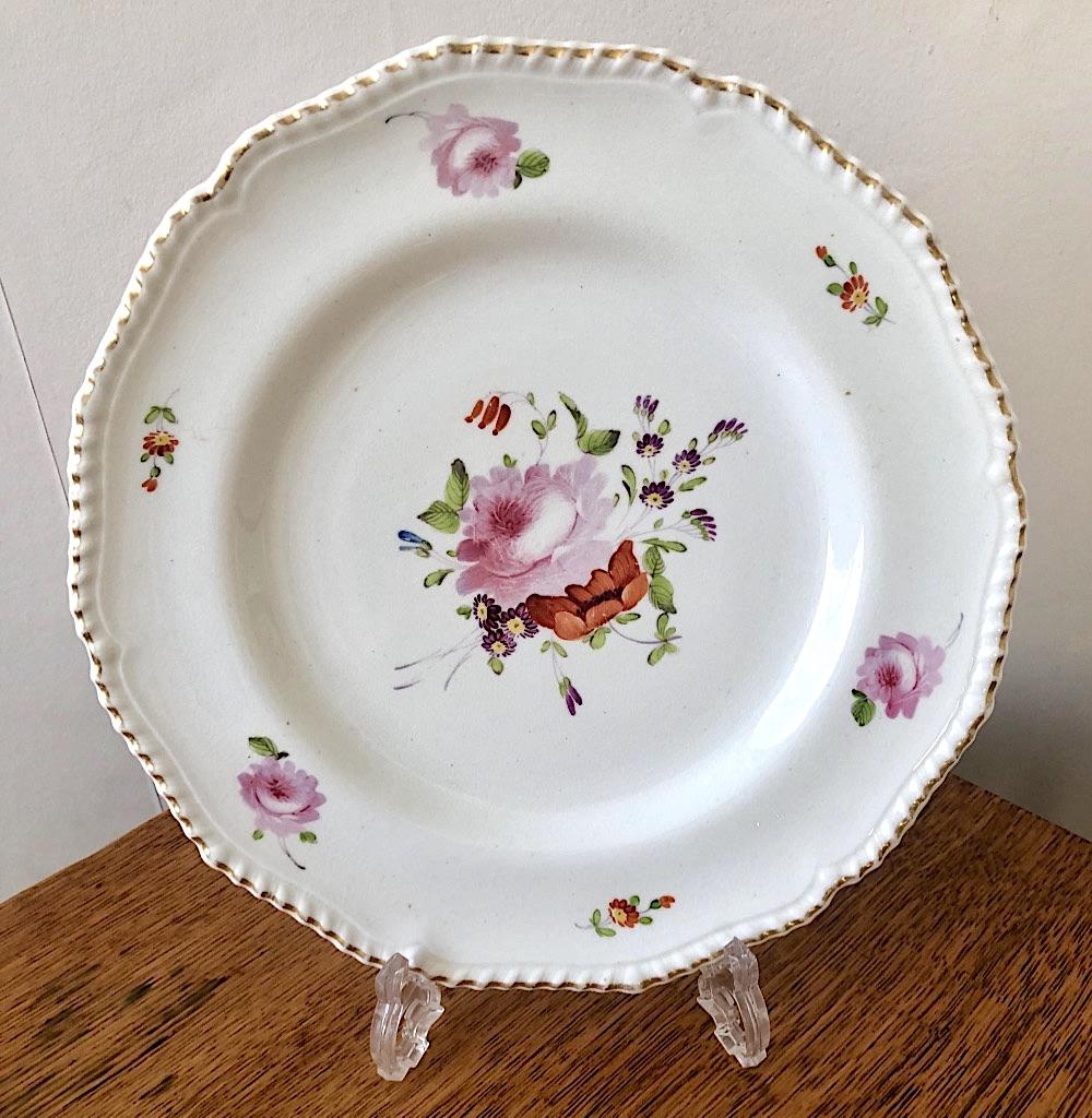 James Hill Decorated Bloor Derby Plate c.1815 (1 of 5)