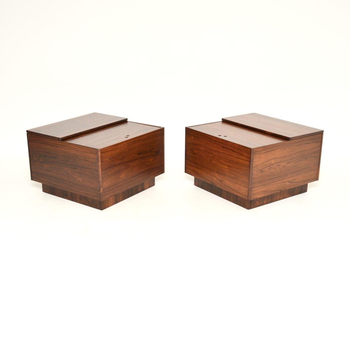 Pair of Swedish Vintage Rosewood Coffee / Side Tables (1 of 10) Pair of Swedish Vintage Rosewood Coffee / Side Tables (1 of 10)