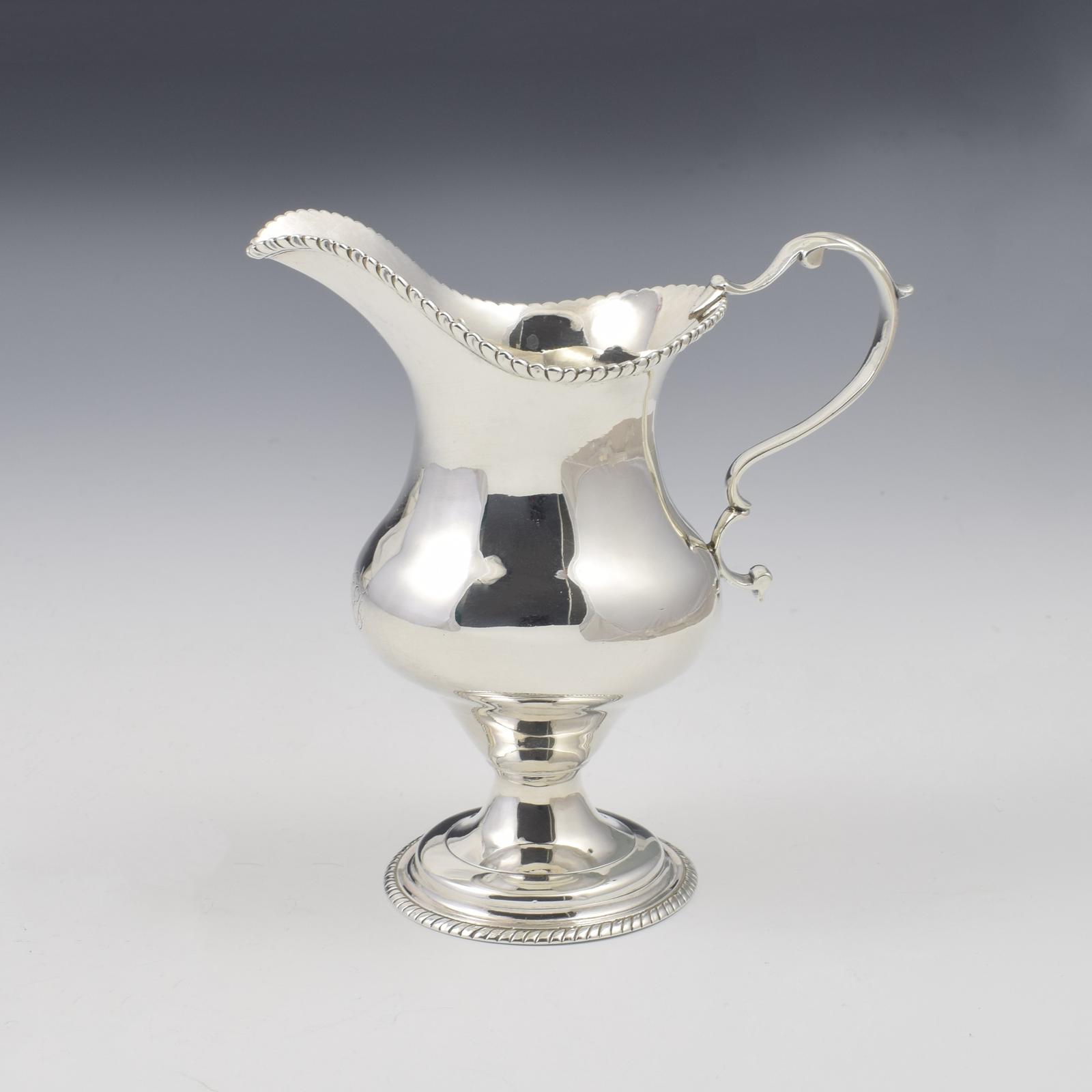 Large Georgian Newcastle Silver Milk / Cream Jug Stalker & Mitchison c.1780 (1 of 12) Large Georgian Newcastle Silver Milk / Cream Jug Stalker & Mitchison c.1780 (1 of 12)