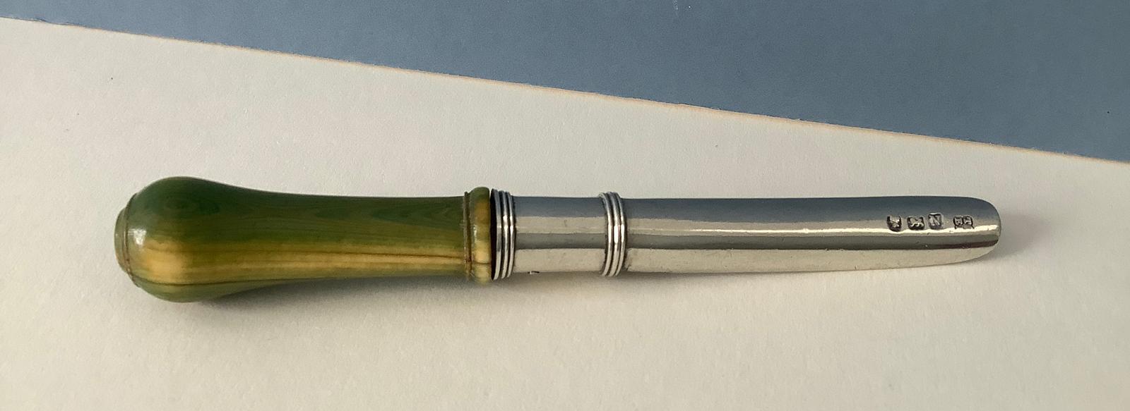 Antique Georgian Solid Silver Apple Corer 1808 (1 of 5)