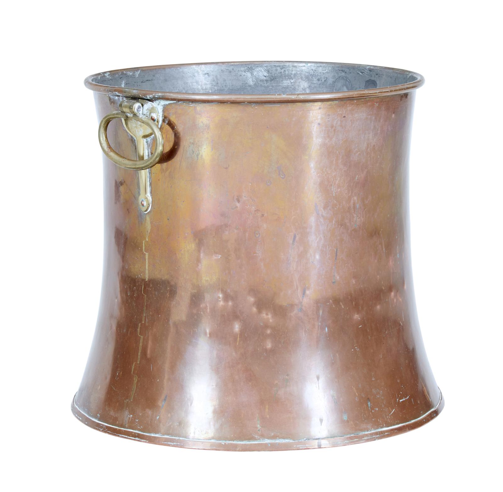 19th Century Shaped Copper & Brass Log Bin (1 of 7)
