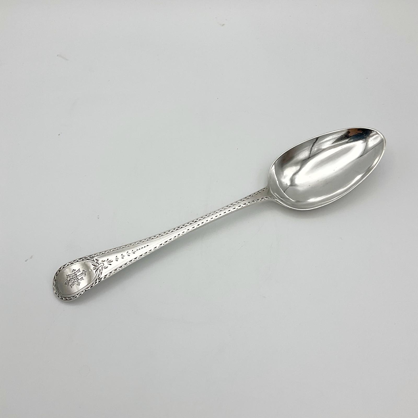 Antique 1786 Georgian Silver Serving Spoon (1 of 10)