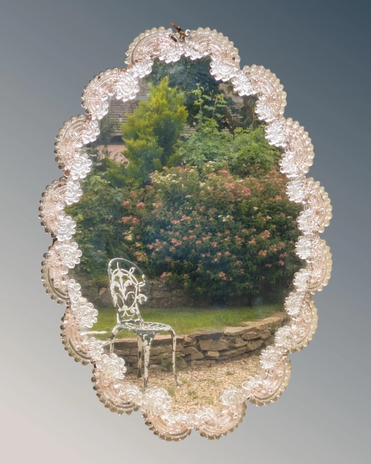 Pretty Venetian Glass Mirror (1 of 6)