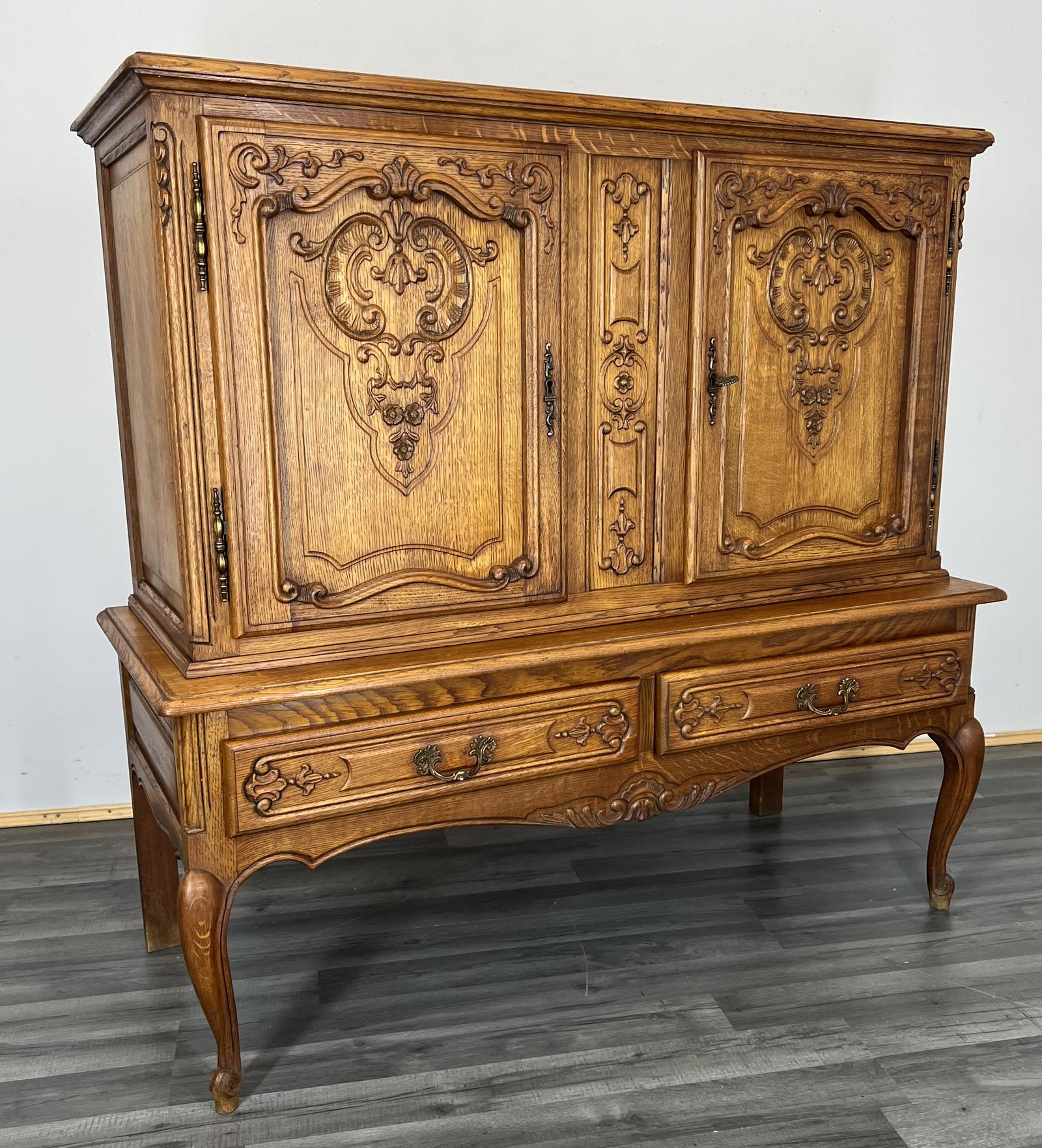 Vintage Cabinet French Oak Sideboard / Cupboard (1 of 13) Vintage Cabinet French Oak Sideboard / Cupboard (1 of 13)