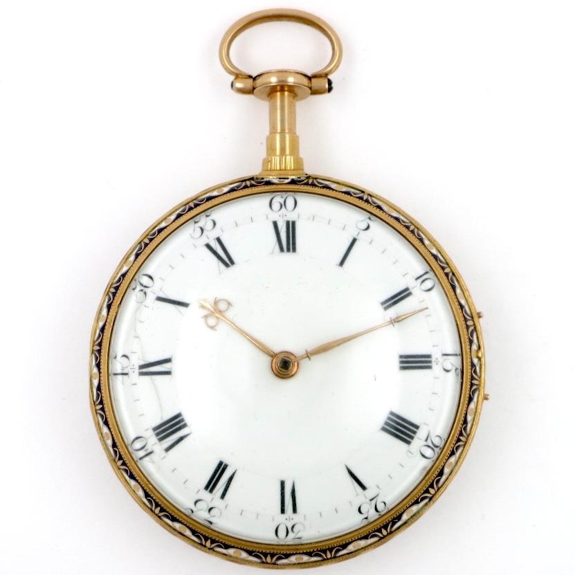 Antique Gold & Enamel Pocket Watch - Vulliamy, London 1793 (1 of 13)